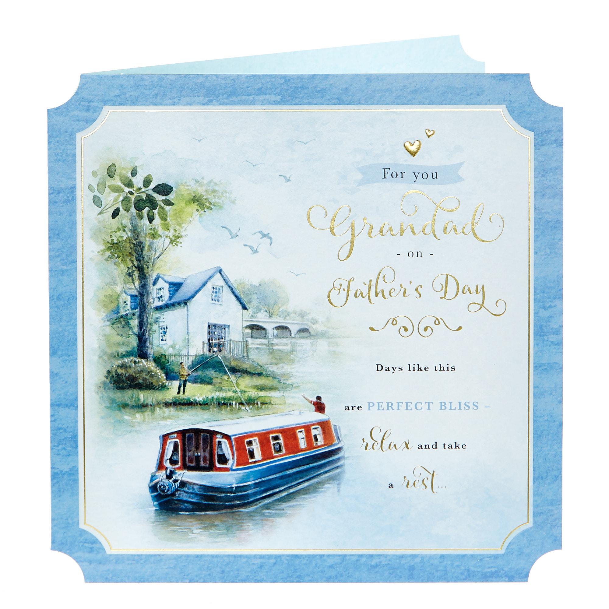 Platinum Collection Father's Day Card - For You Grandad