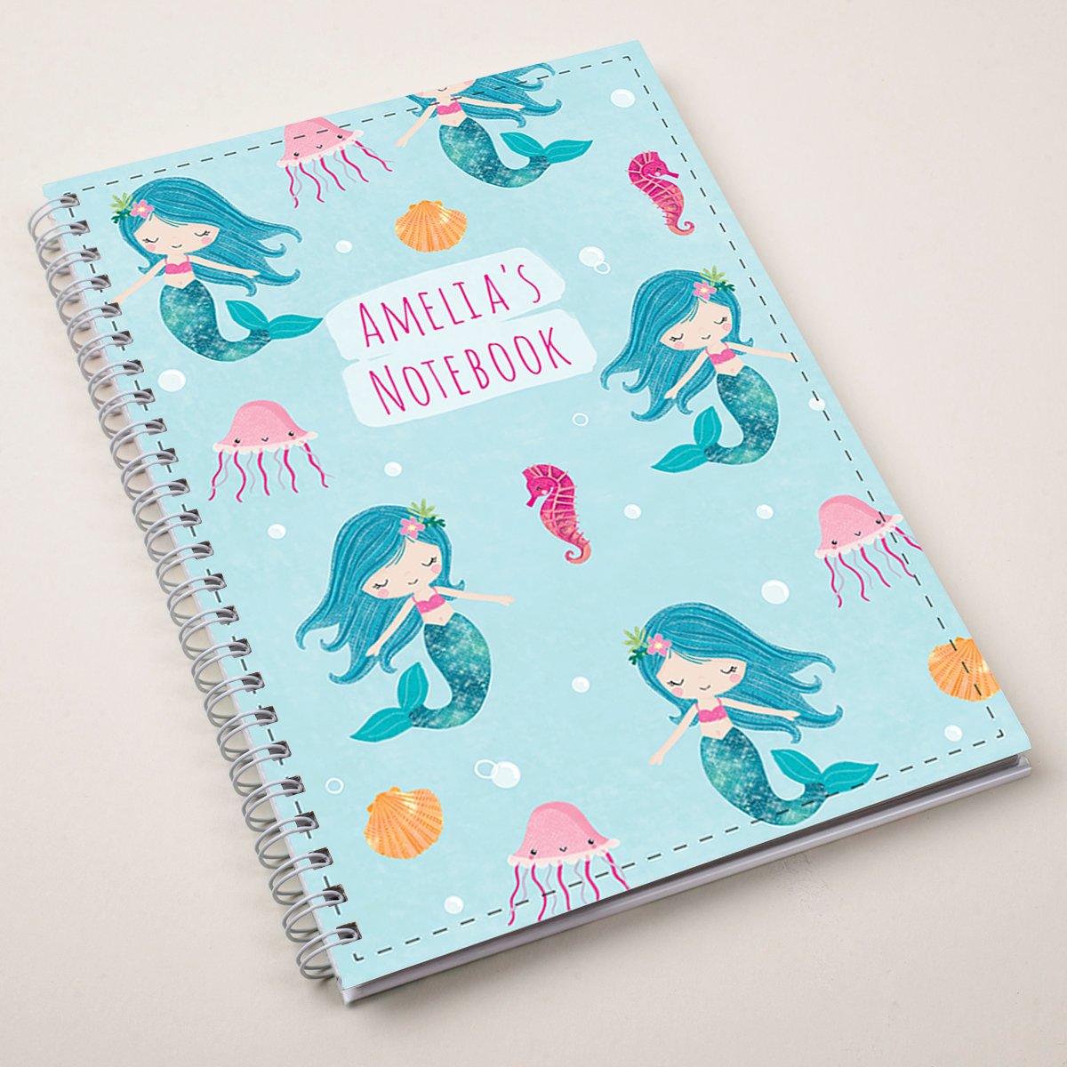 Personalised Notebook - Mermaid