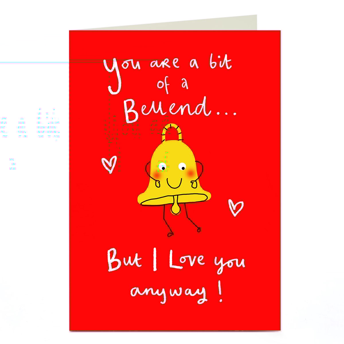 Personalised Lindsay Loves To Draw Valentine's Day Card - Bellend