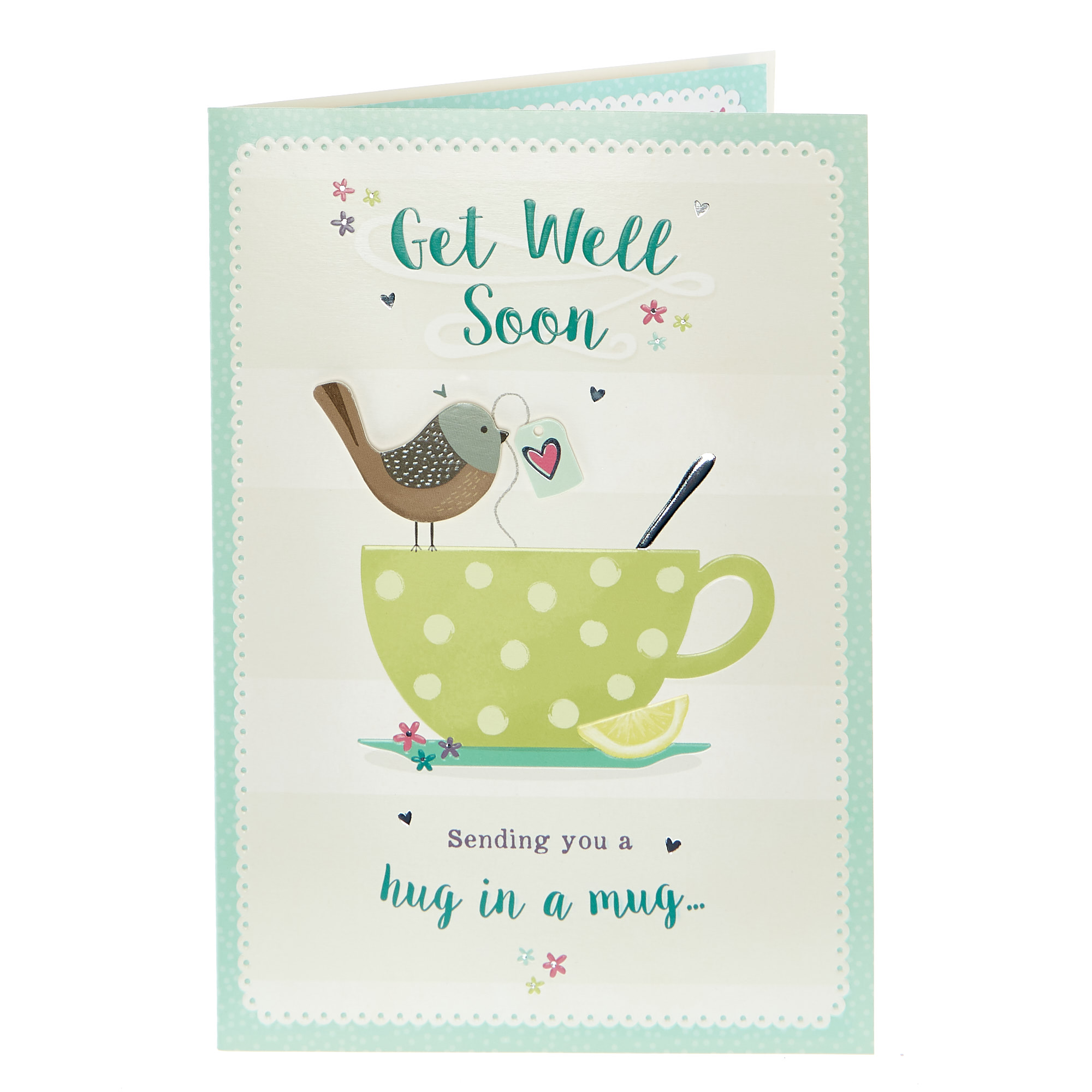 Get Well Soon Card - Hug In A Mug