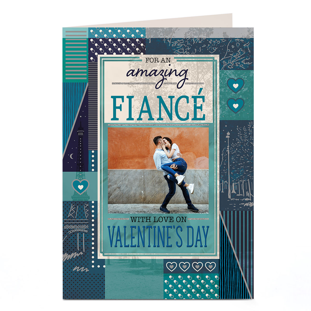 Photo Valentine's Day Card - For An Amazing Fiance