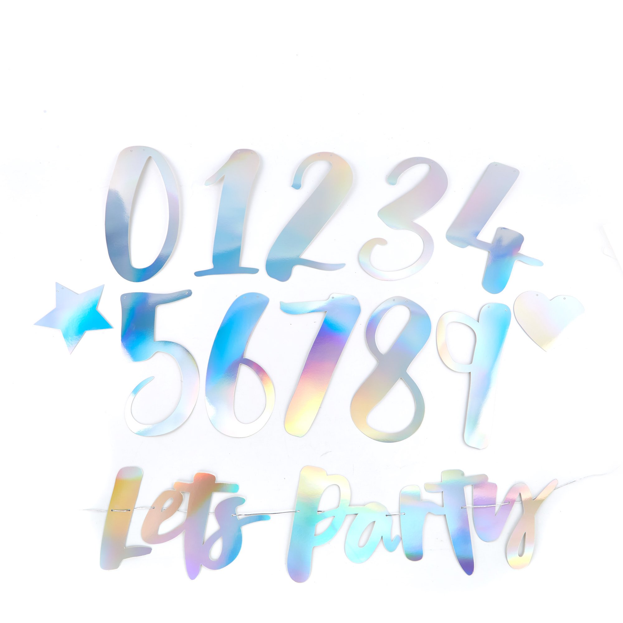Silver Party Tableware & Decorations Bundle - 16 Guests