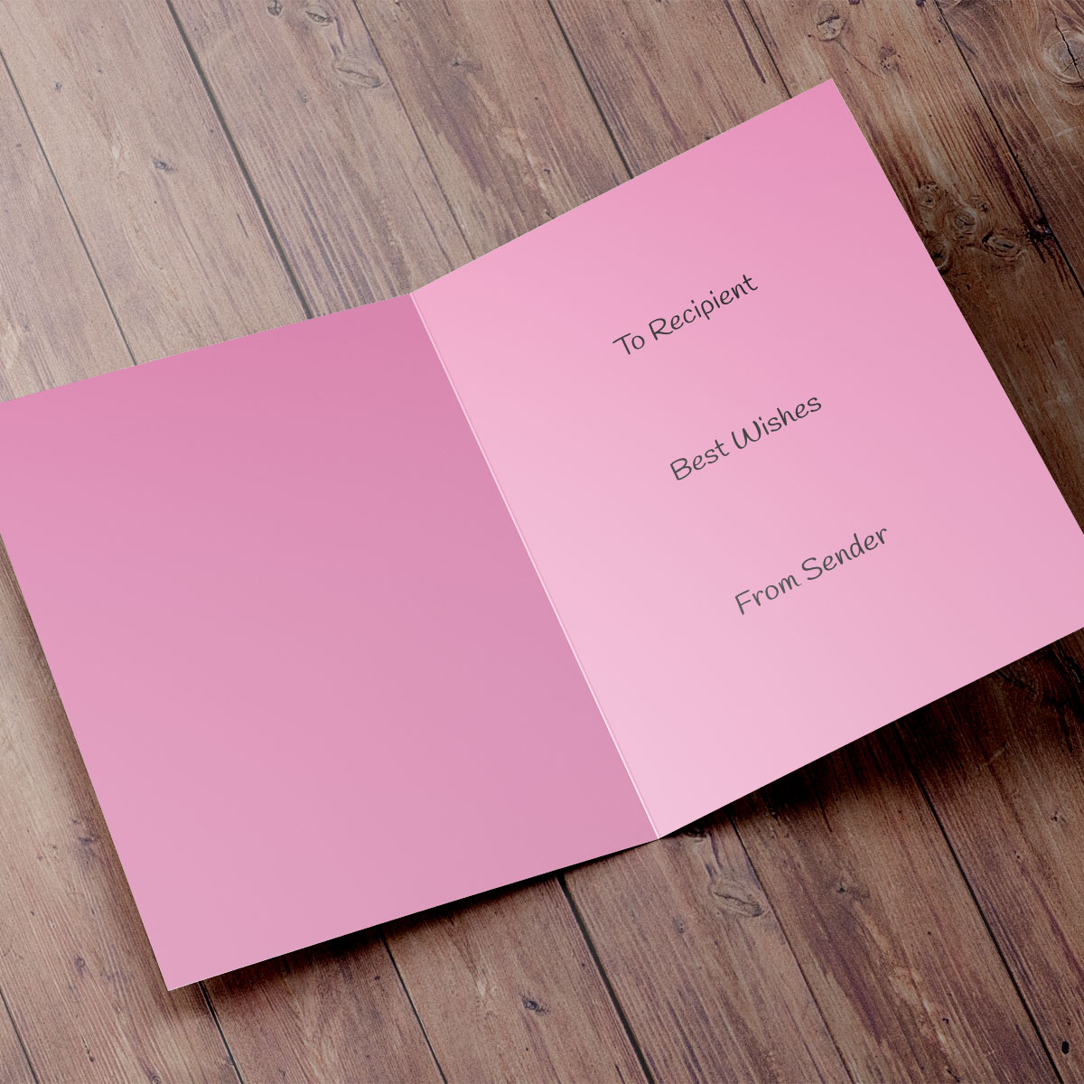 Personalised Editable Age Birthday Card - Happy Birthday Pink