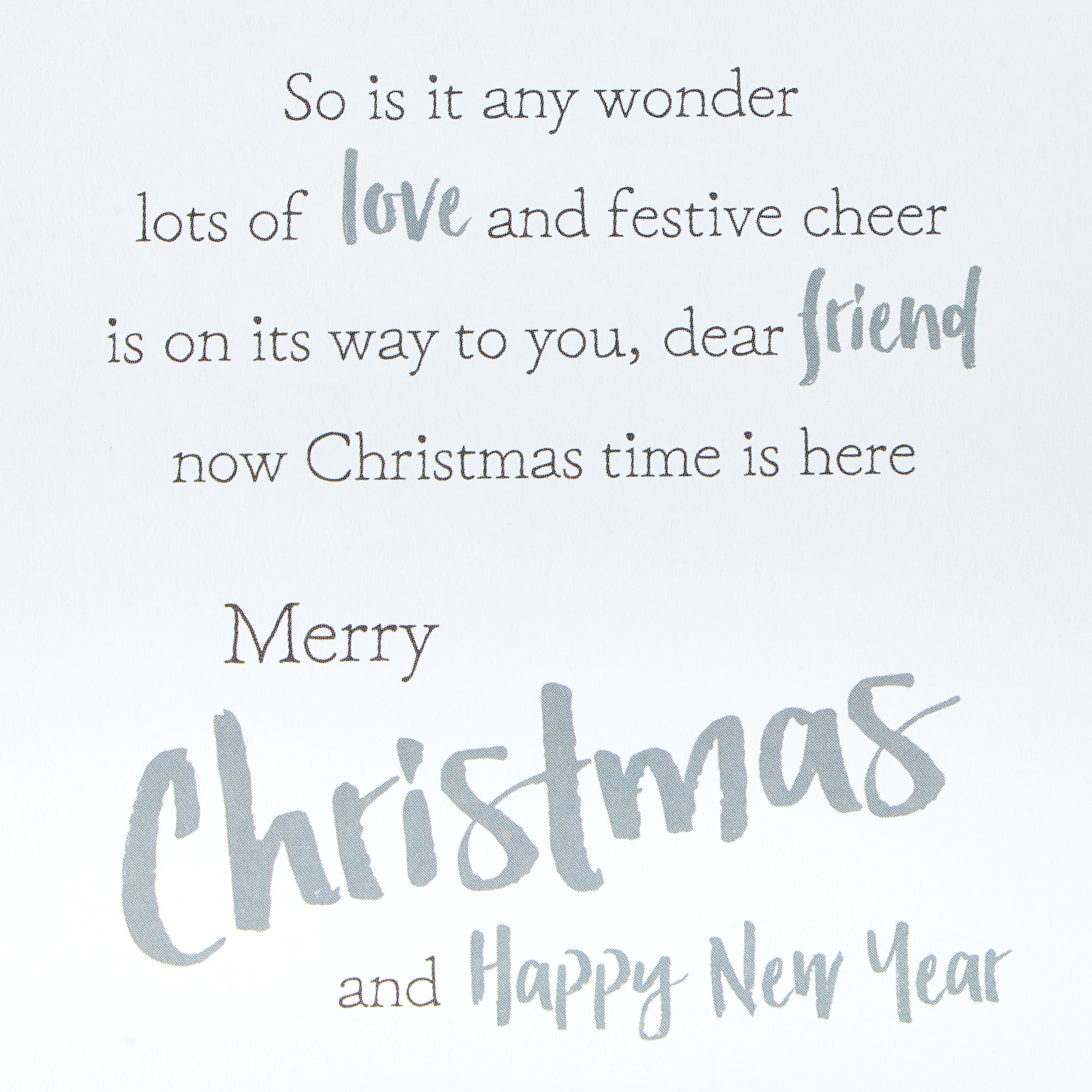 Christmas Card - A Special Friend Just Knows