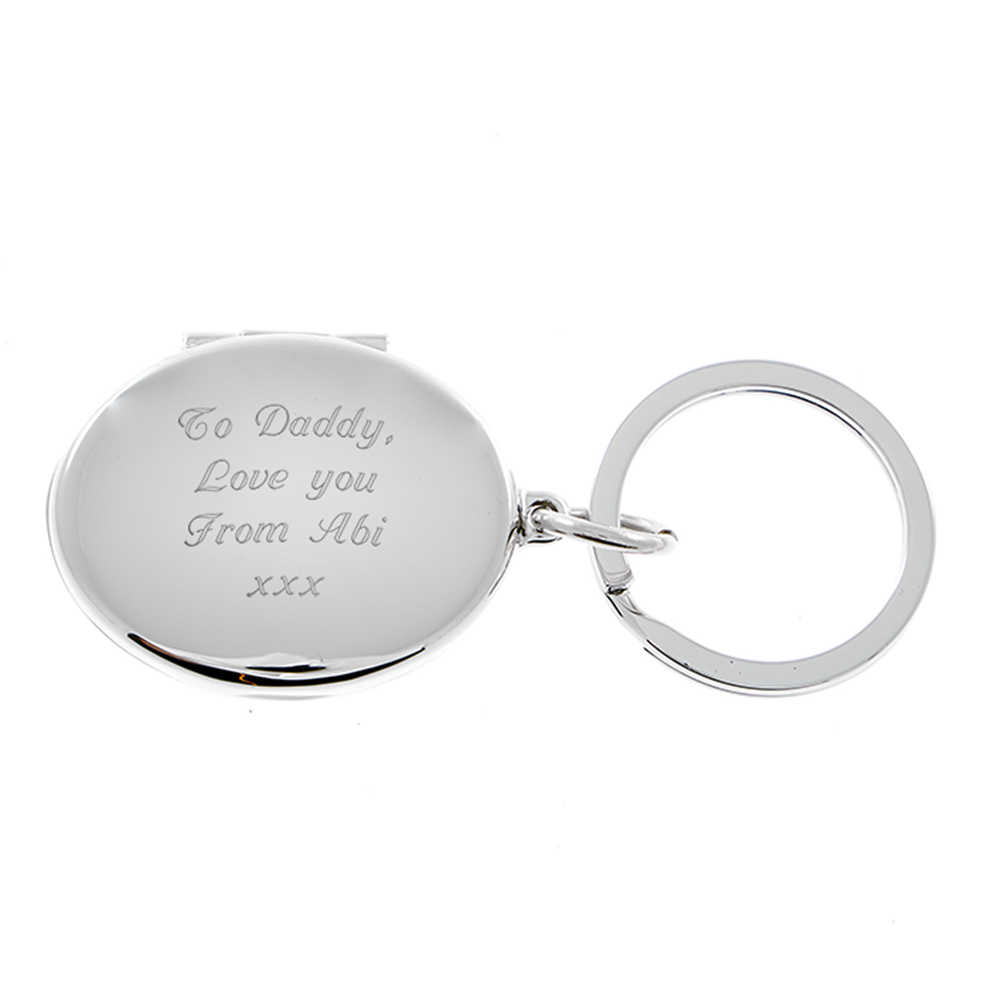 Personalised Engraved Photo Key Ring