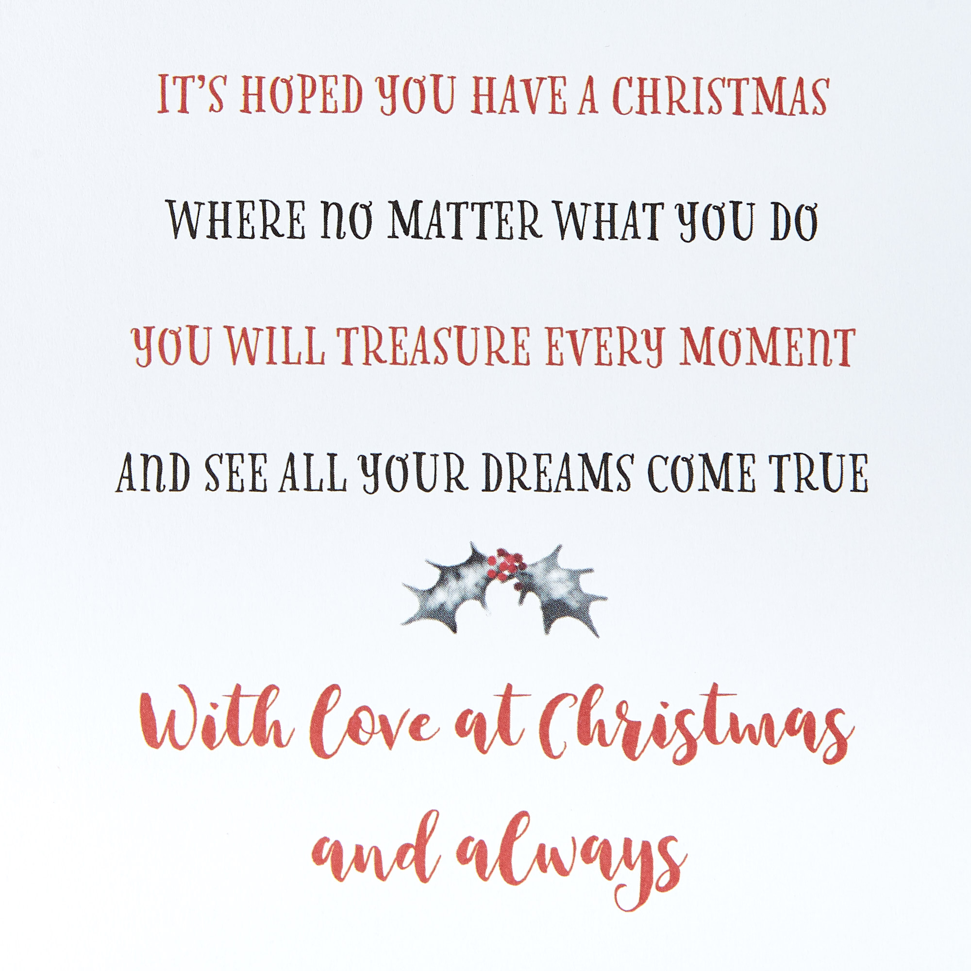 Christmas Card - Special Friends, Couple In The Snow