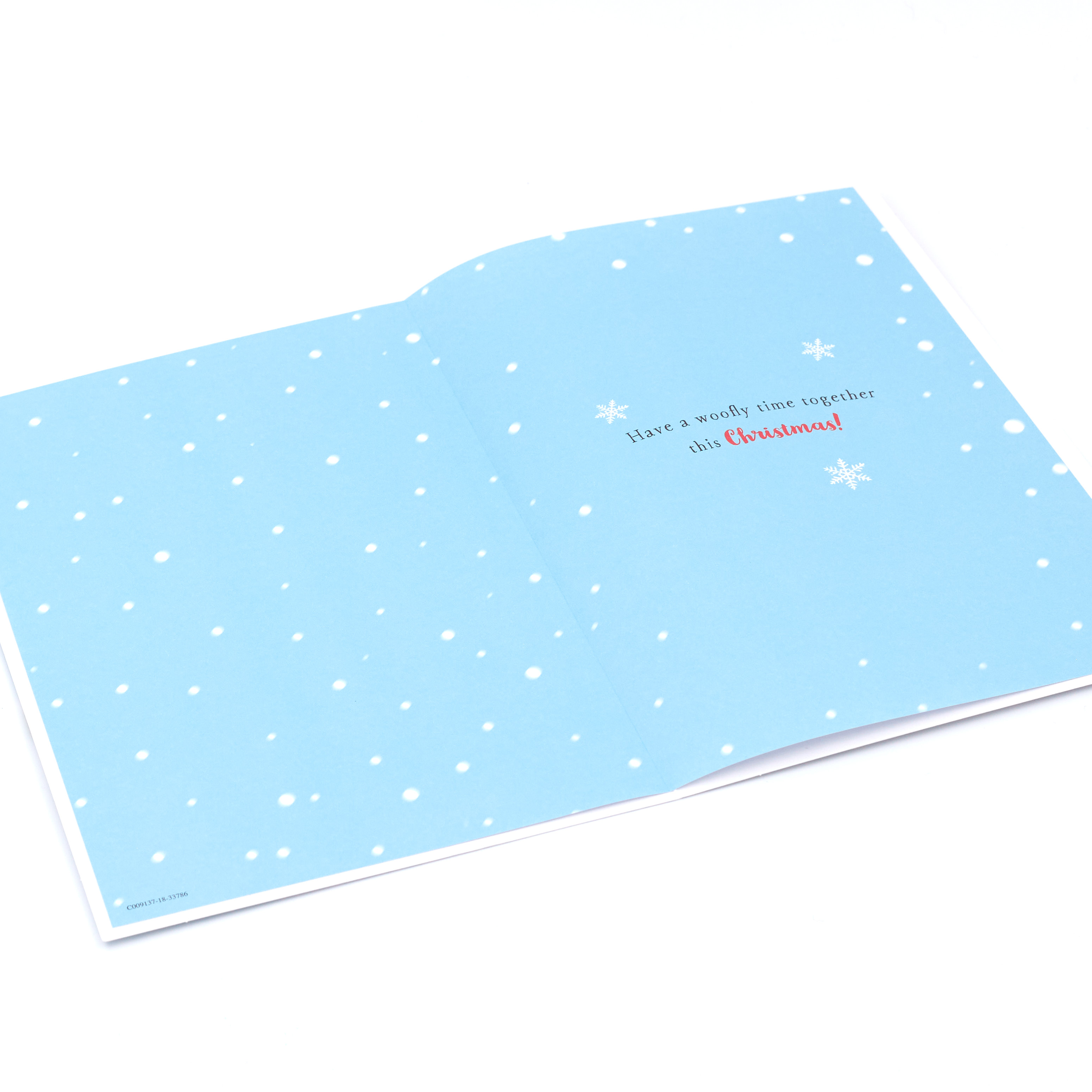 Christmas Card - Special Couple, Pugs And Kisses