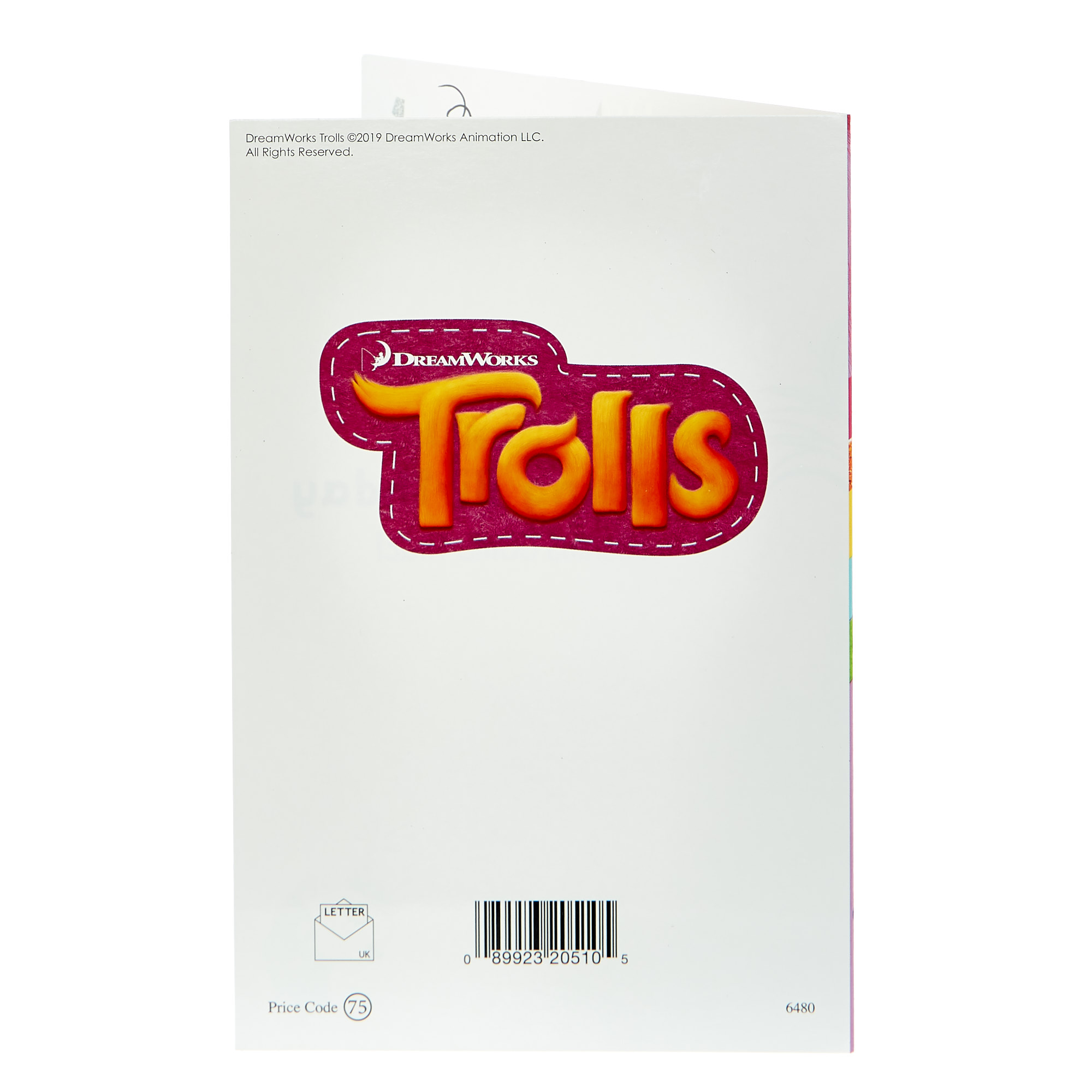 Trolls Birthday Card - Super Sparkly Wishes