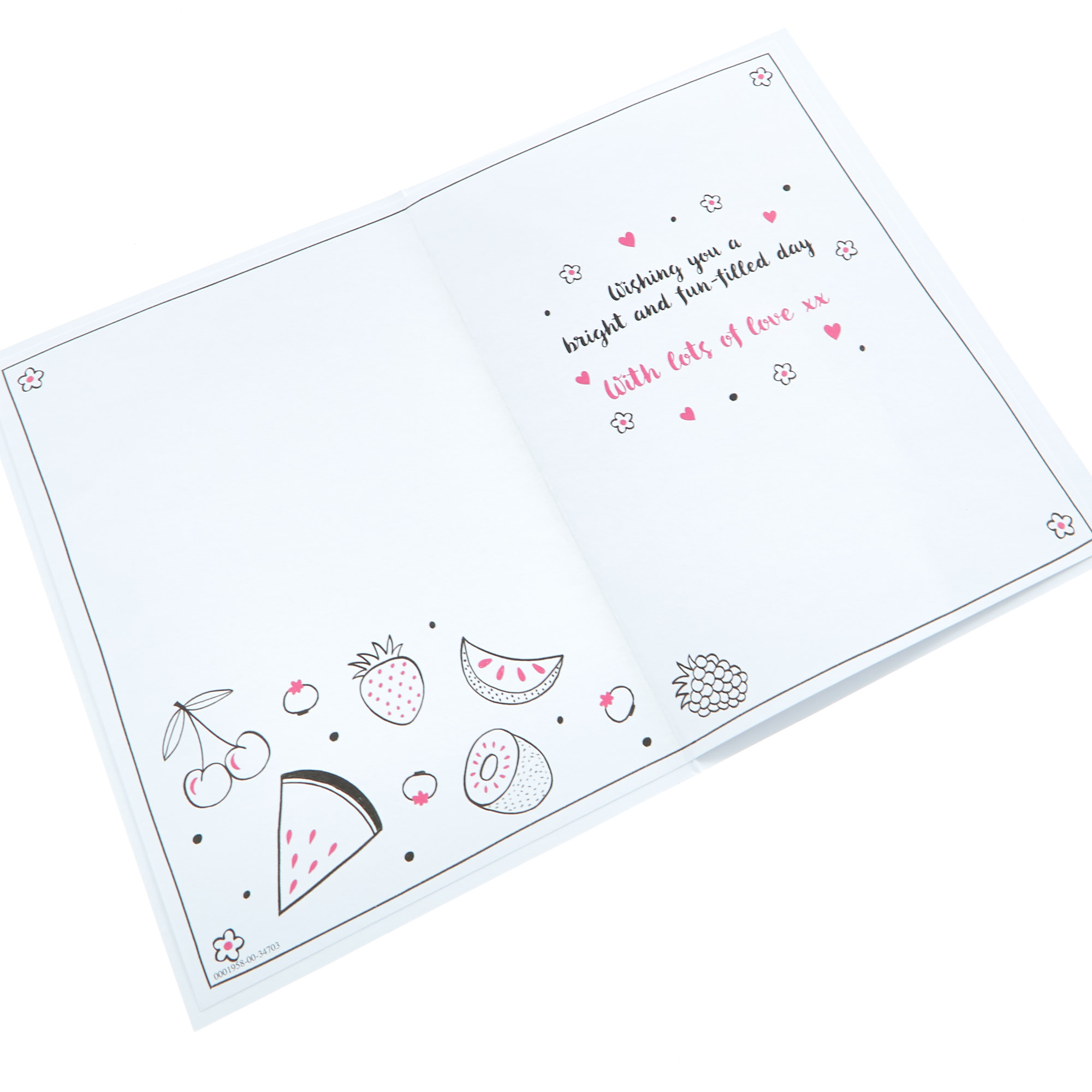 Colour-In Birthday Card - Sister (With Stickers)
