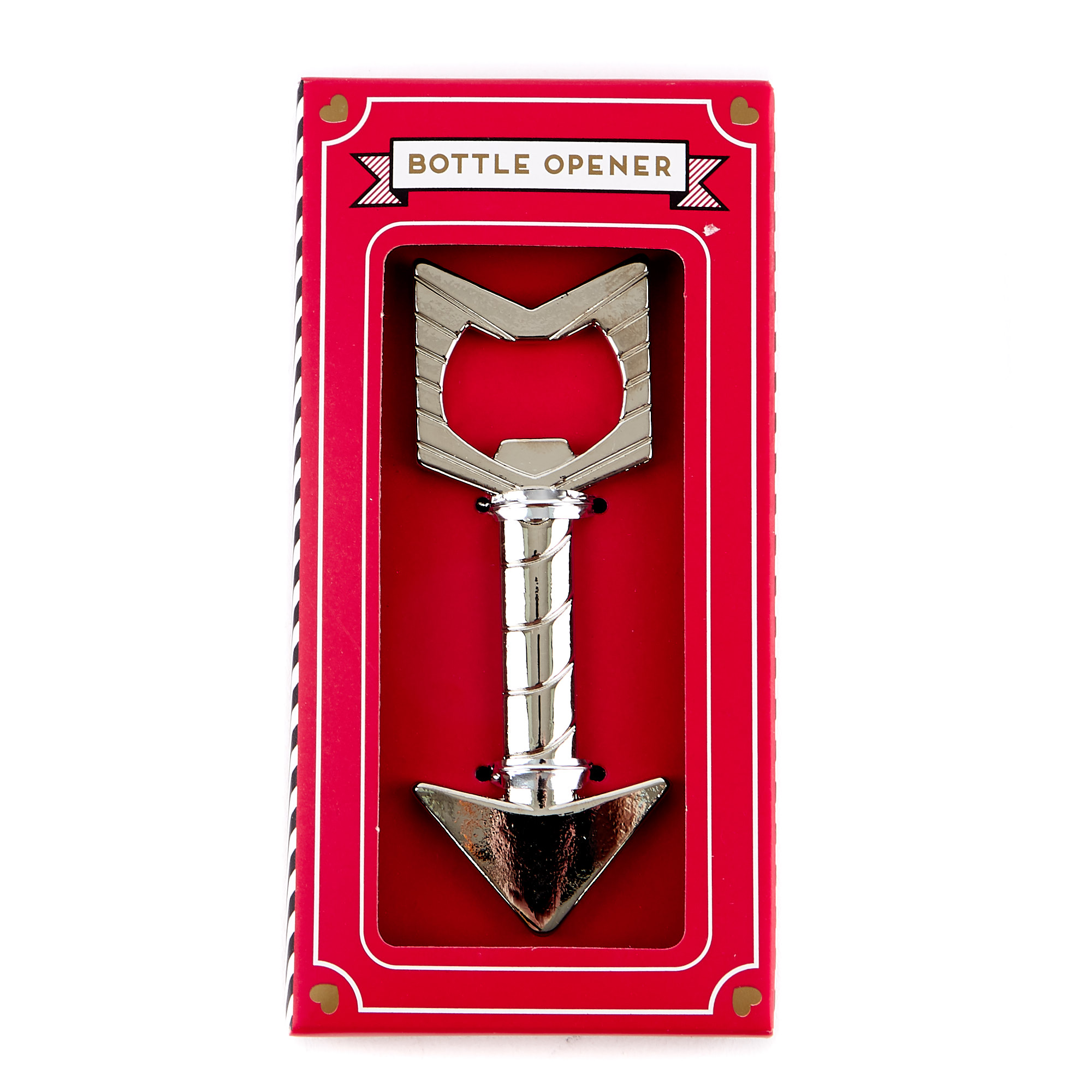 Handsome Glass & Bottle Opener Valentine's Day Gift Set