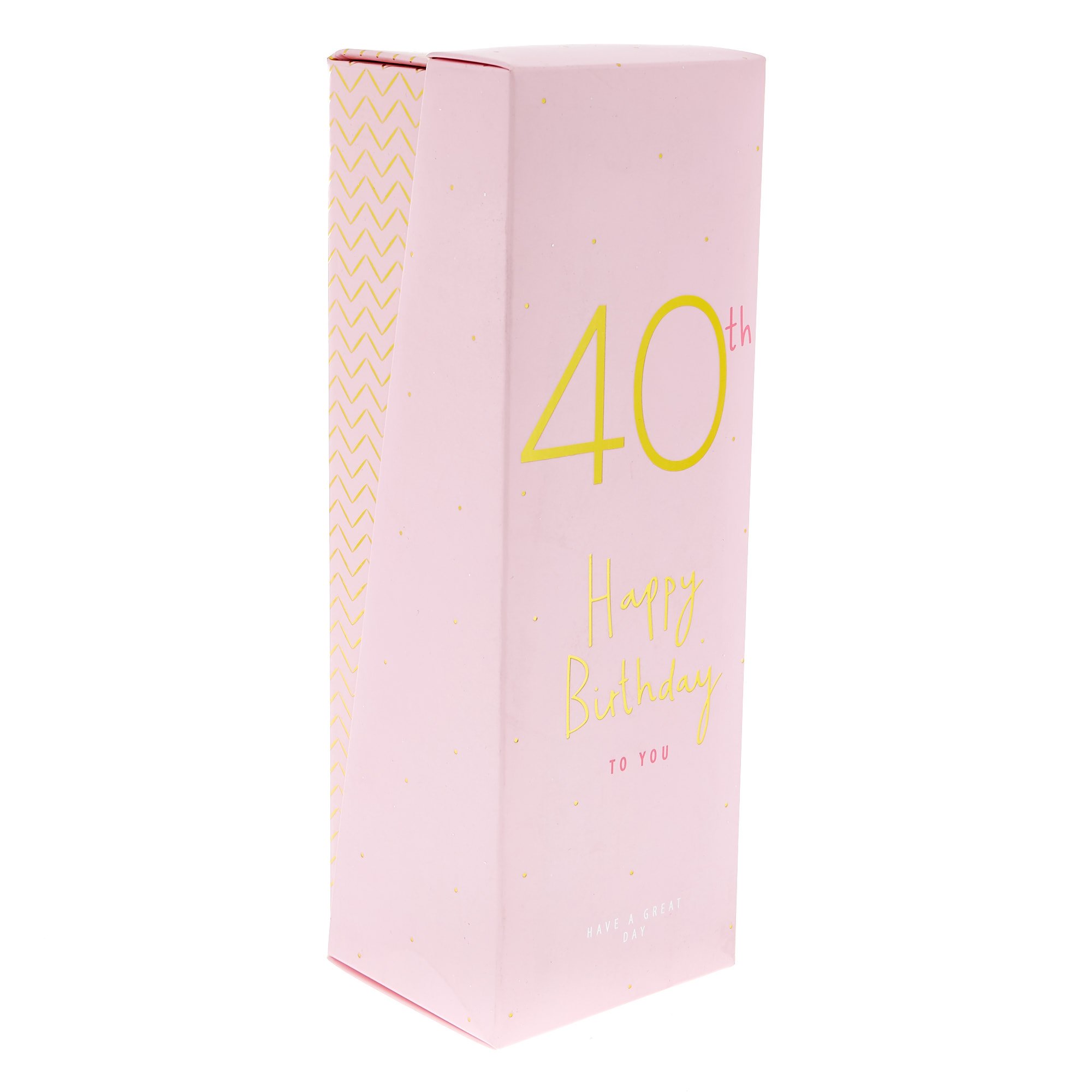 40th Birthday Champagne Flute - Happy Birthday To You
