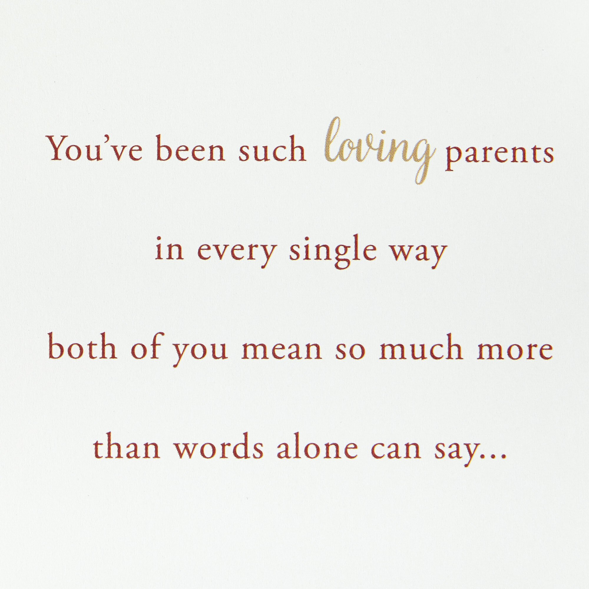 Christmas Card - To A Wonderful Mum & Dad