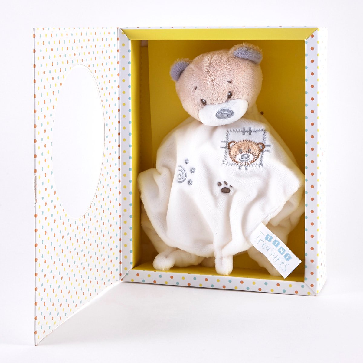 Tiny Treasures Plush Baby Comforter in Gift Box