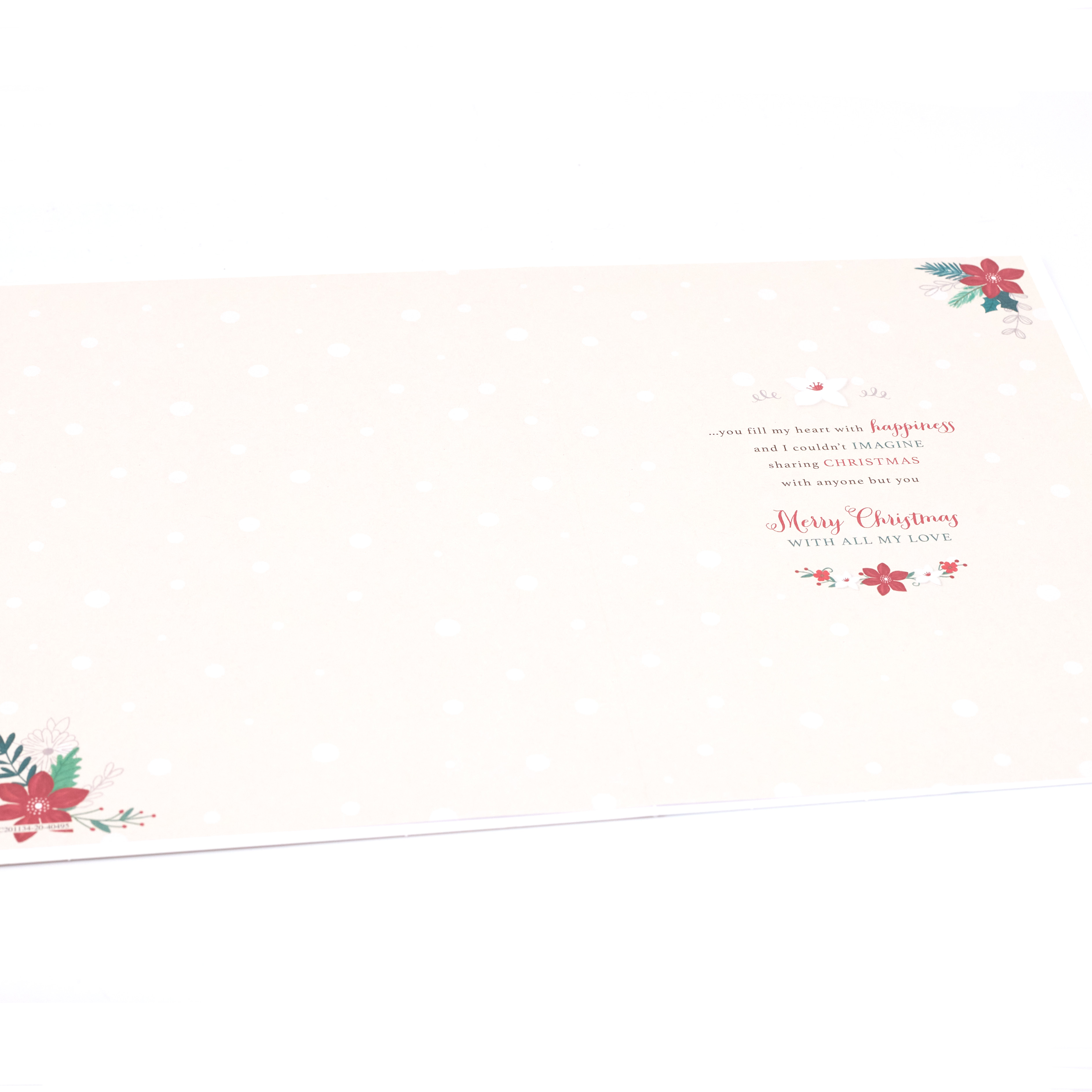 Christmas Card - Wonderful Wife, Classic Bauble