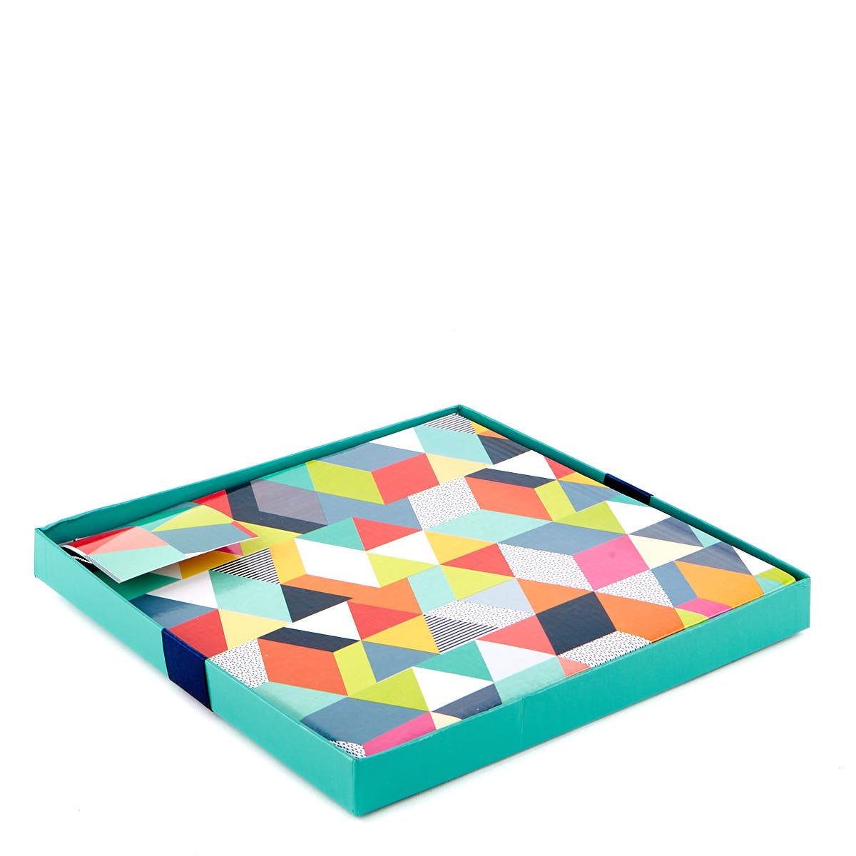Extra Large Flat-Pack Gift Box - Geometric Pattern