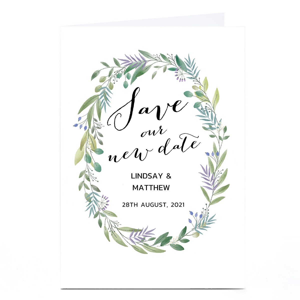 Personalised Wedding Invitation - Save Our New Date