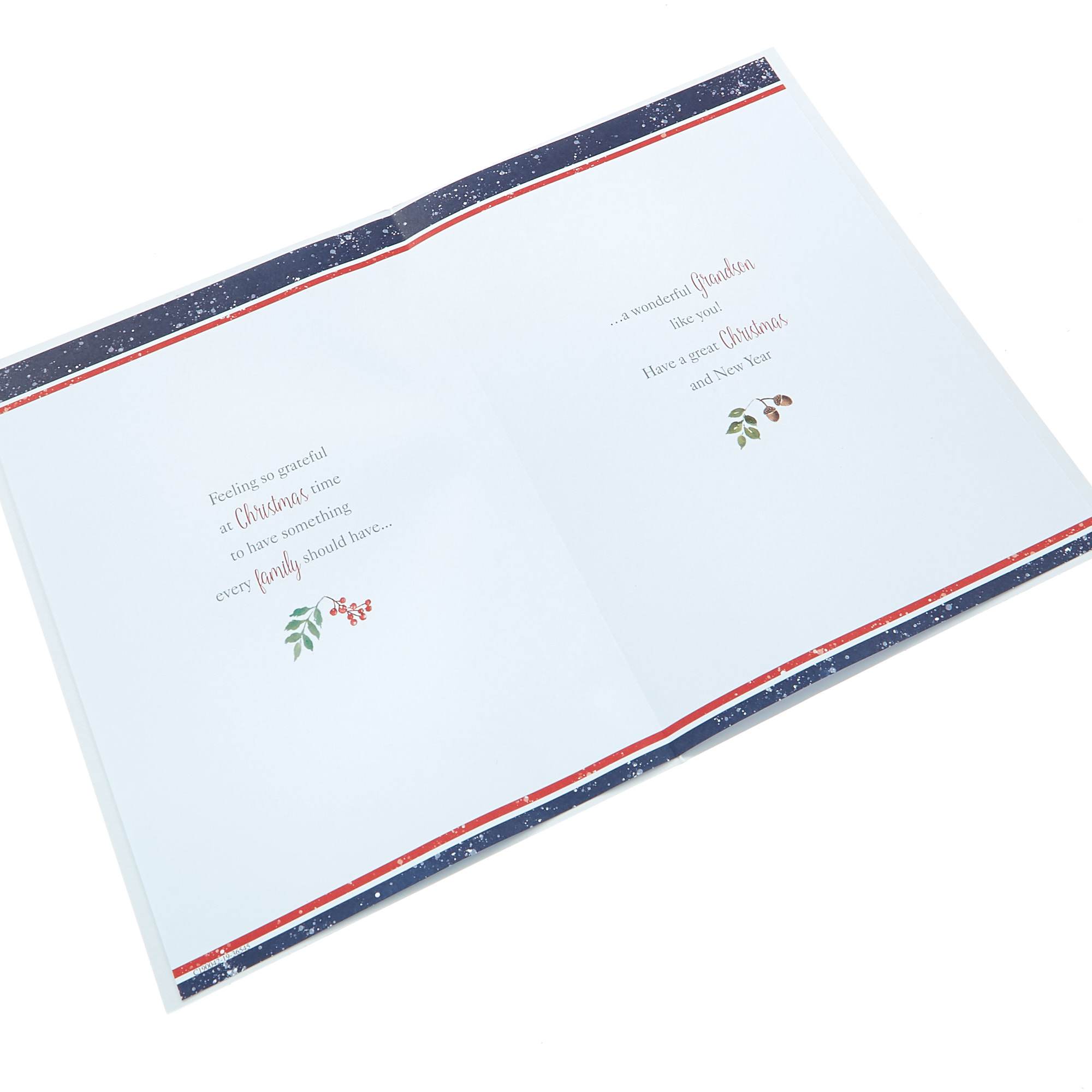 Christmas Card - To A Fantastic Grandson