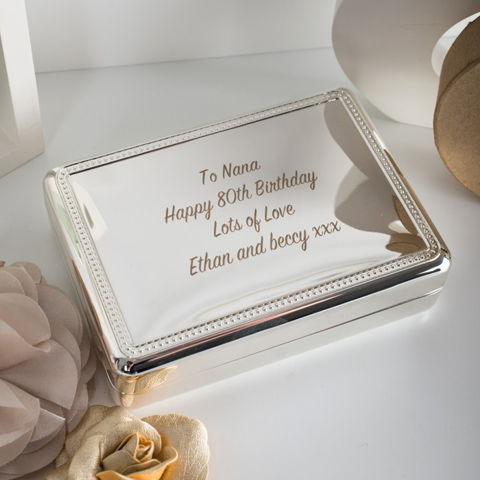Personalised Engraved Jewellery Box