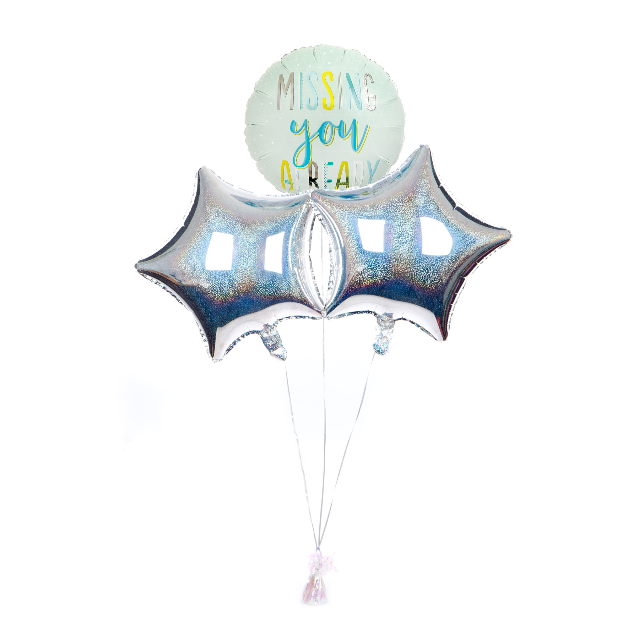 Missing You Already Balloon Bouquet - DELIVERED INFLATED!