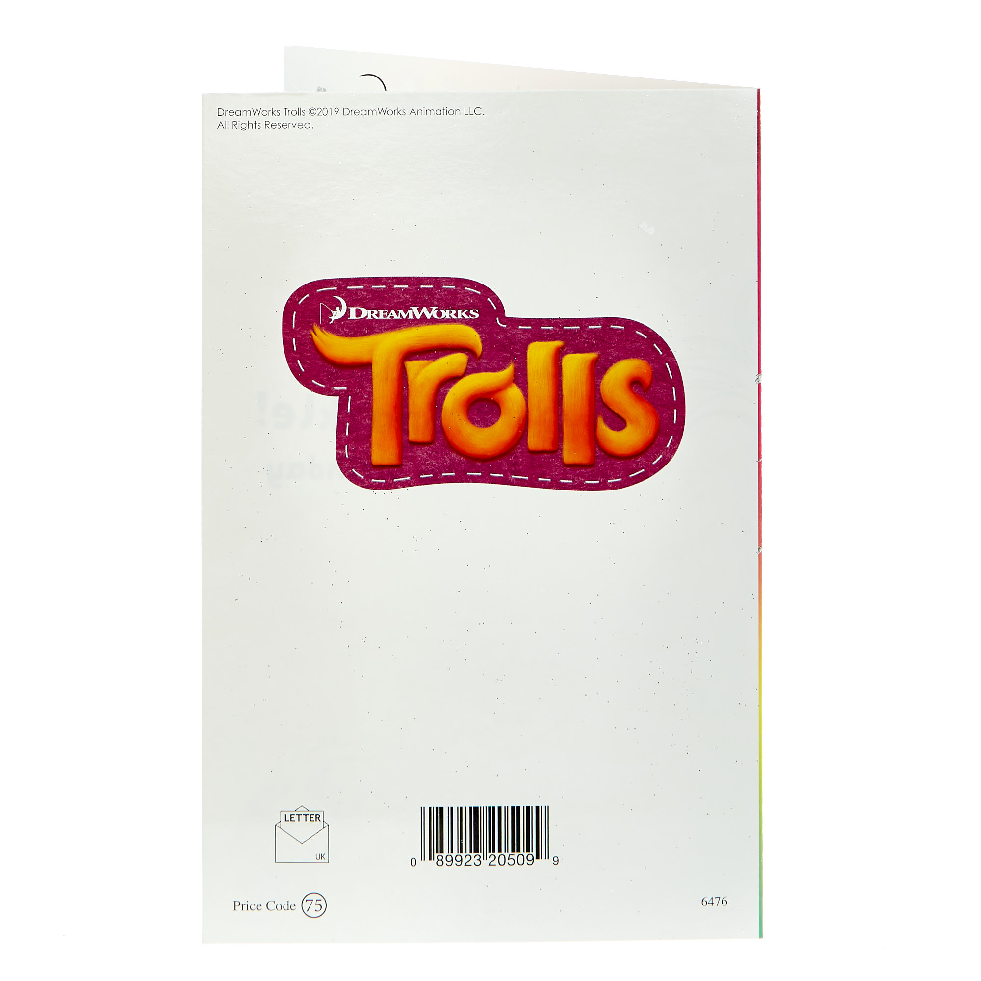 Trolls 8th Birthday Card