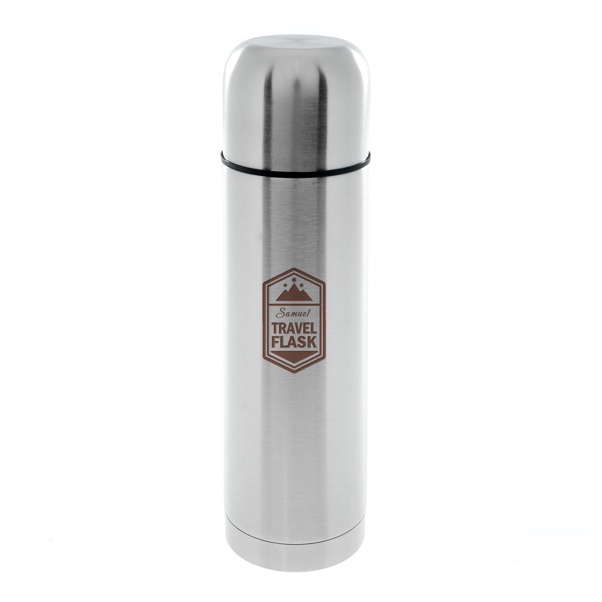 Personalised Engraved Stainless Steel Vacuum Flask - Travel Flask