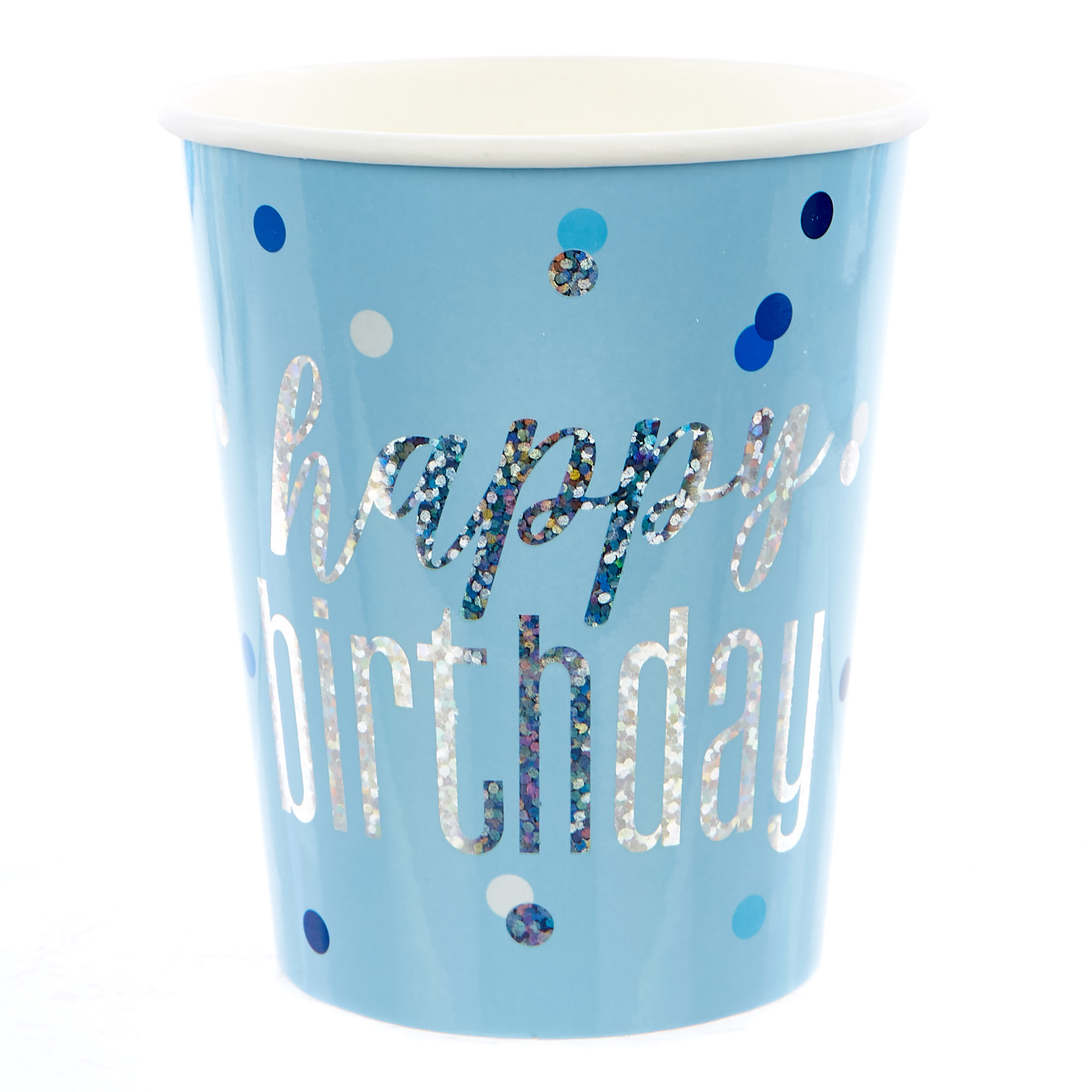 Blue 18th Birthday Party Tableware & Decorations Bundle - 16 Guests