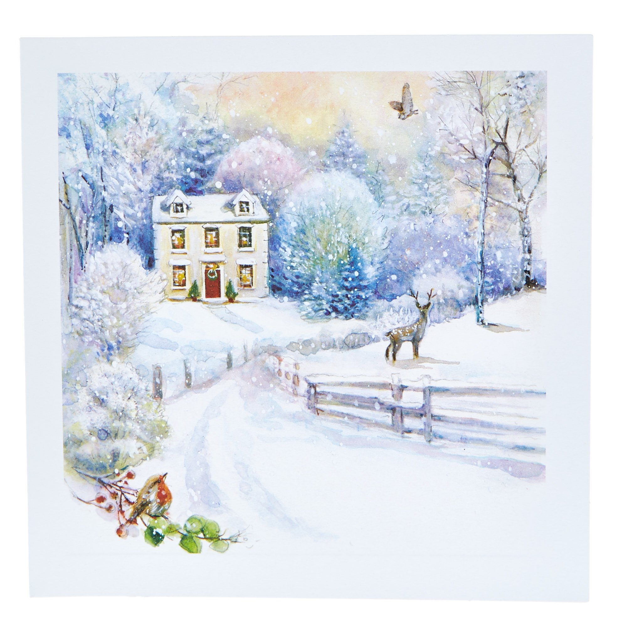 20 Artistic Charity Christmas Cards - 4 Designs 