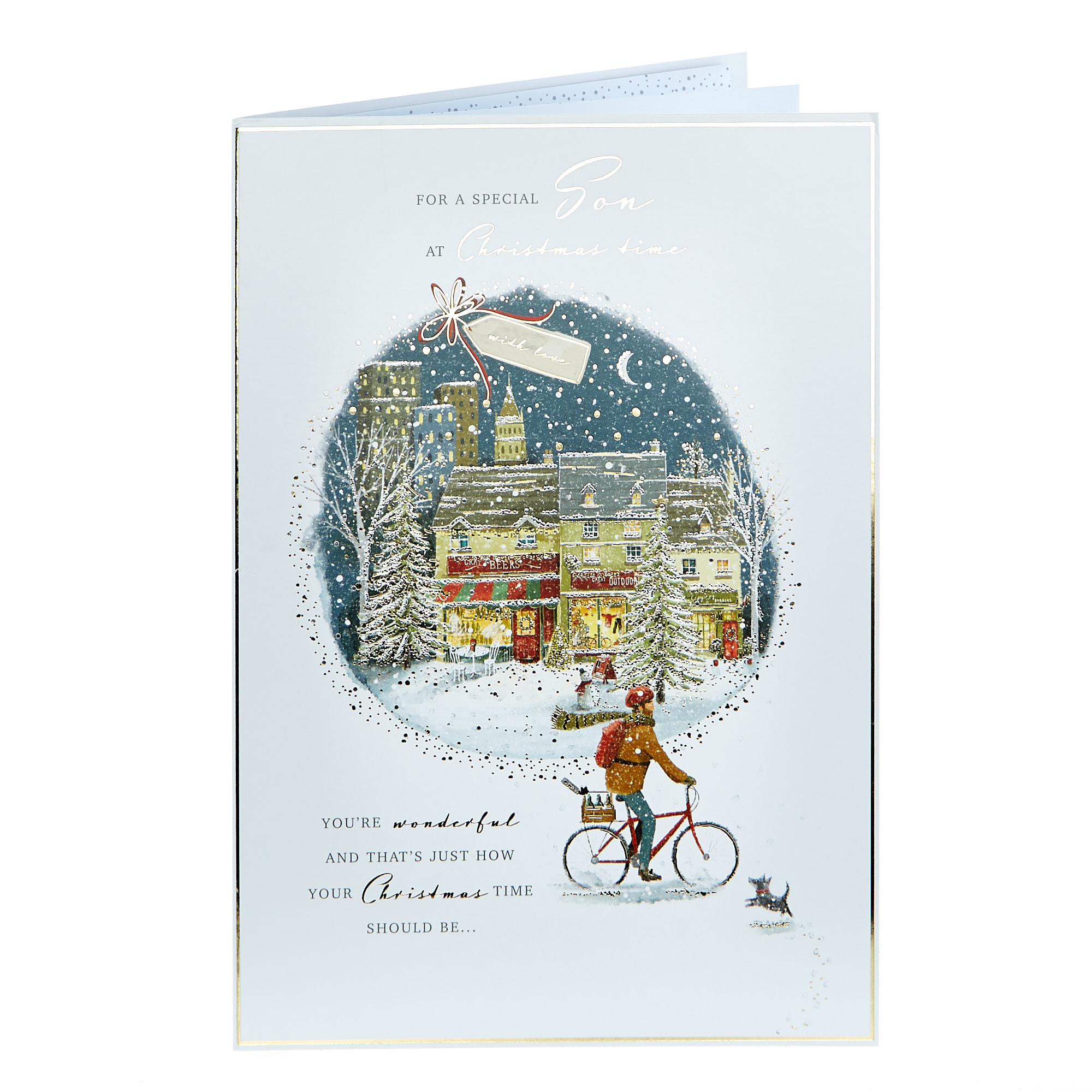 Christmas Card - For A Special Son With Love