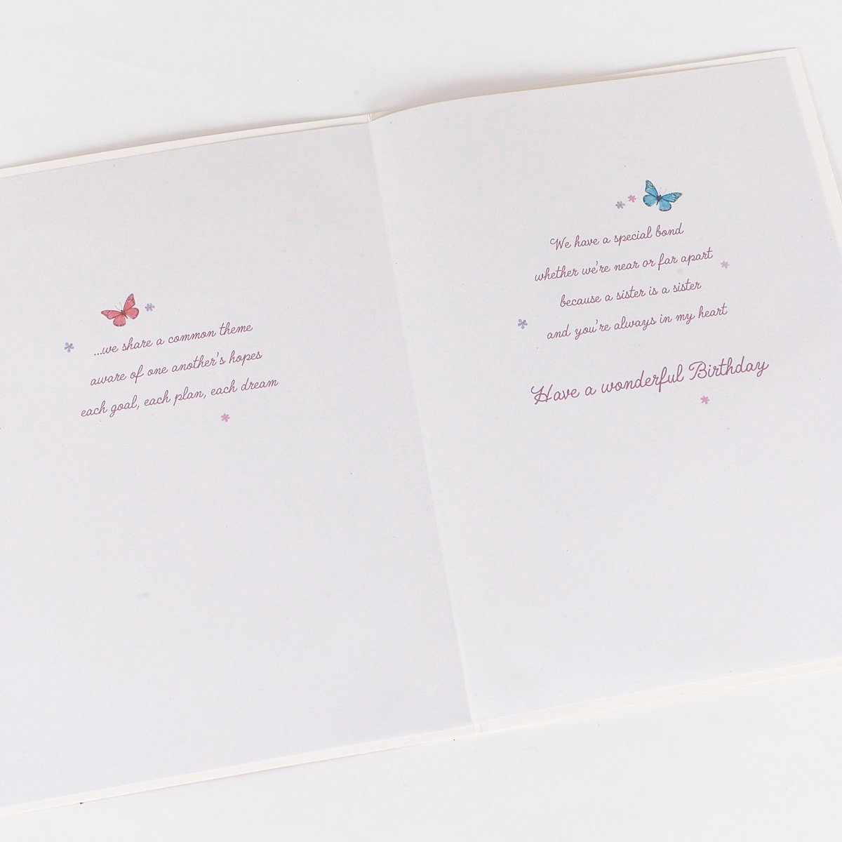 Birthday Card - Sister, Flowers