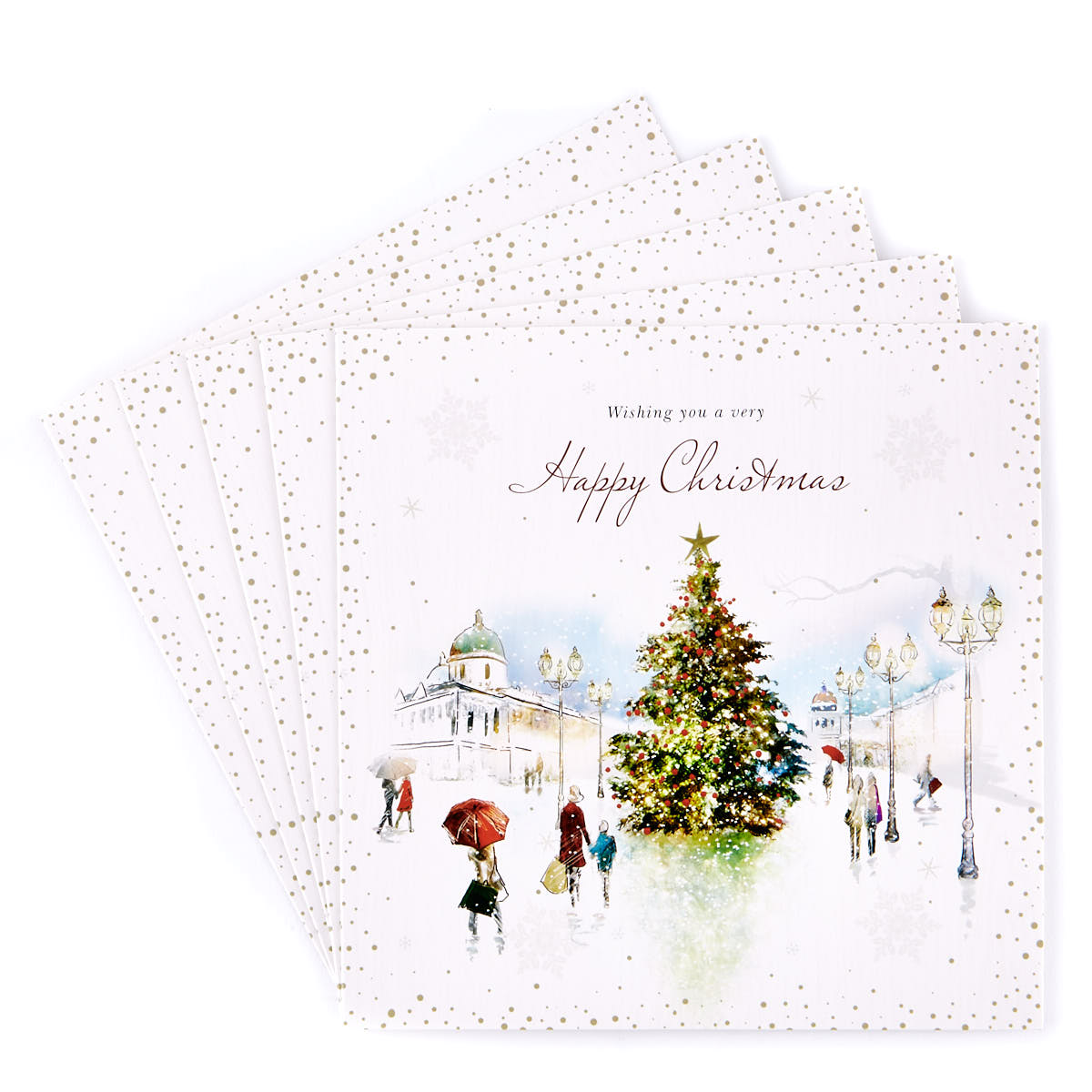 Charity Christmas Cards - Happy Christmas Pack Of 10
