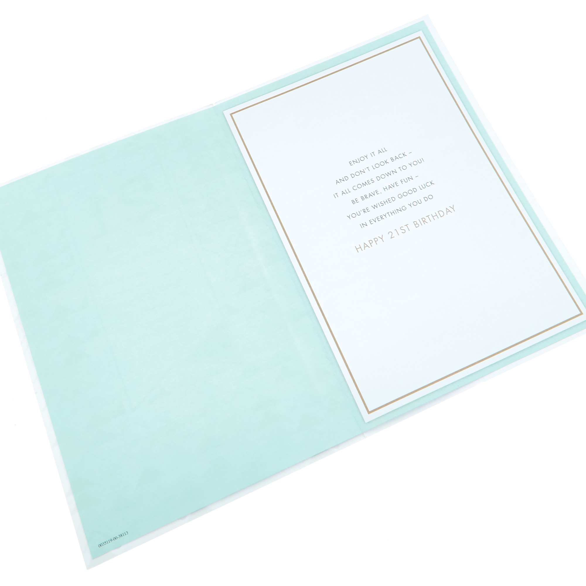 21st Birthday Card - A New Chapter