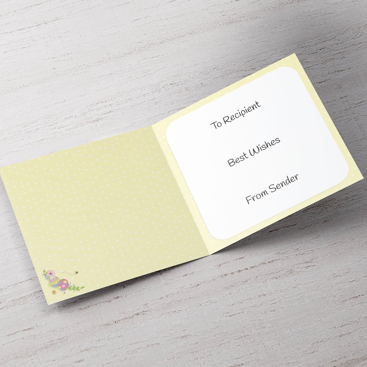 Personalised Easter Card - Easter Time
