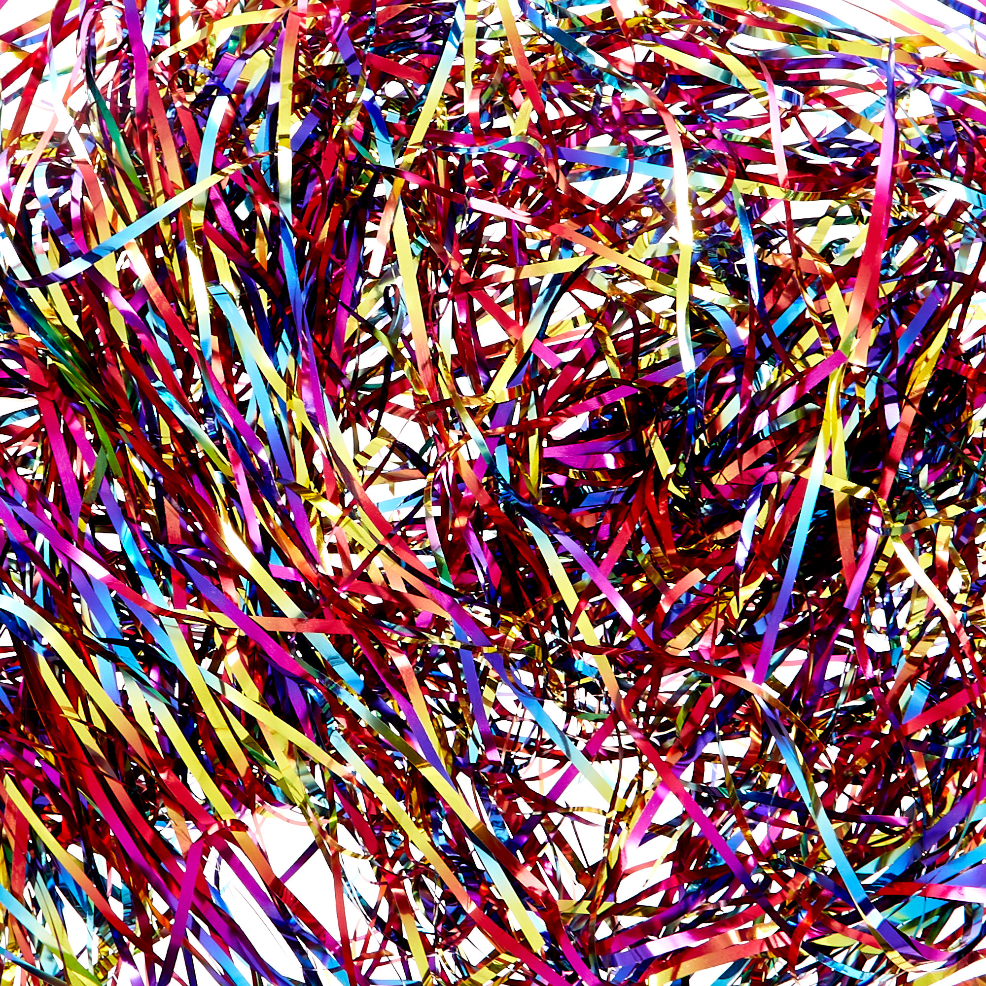 Multicoloured Metallic Shredded Foil