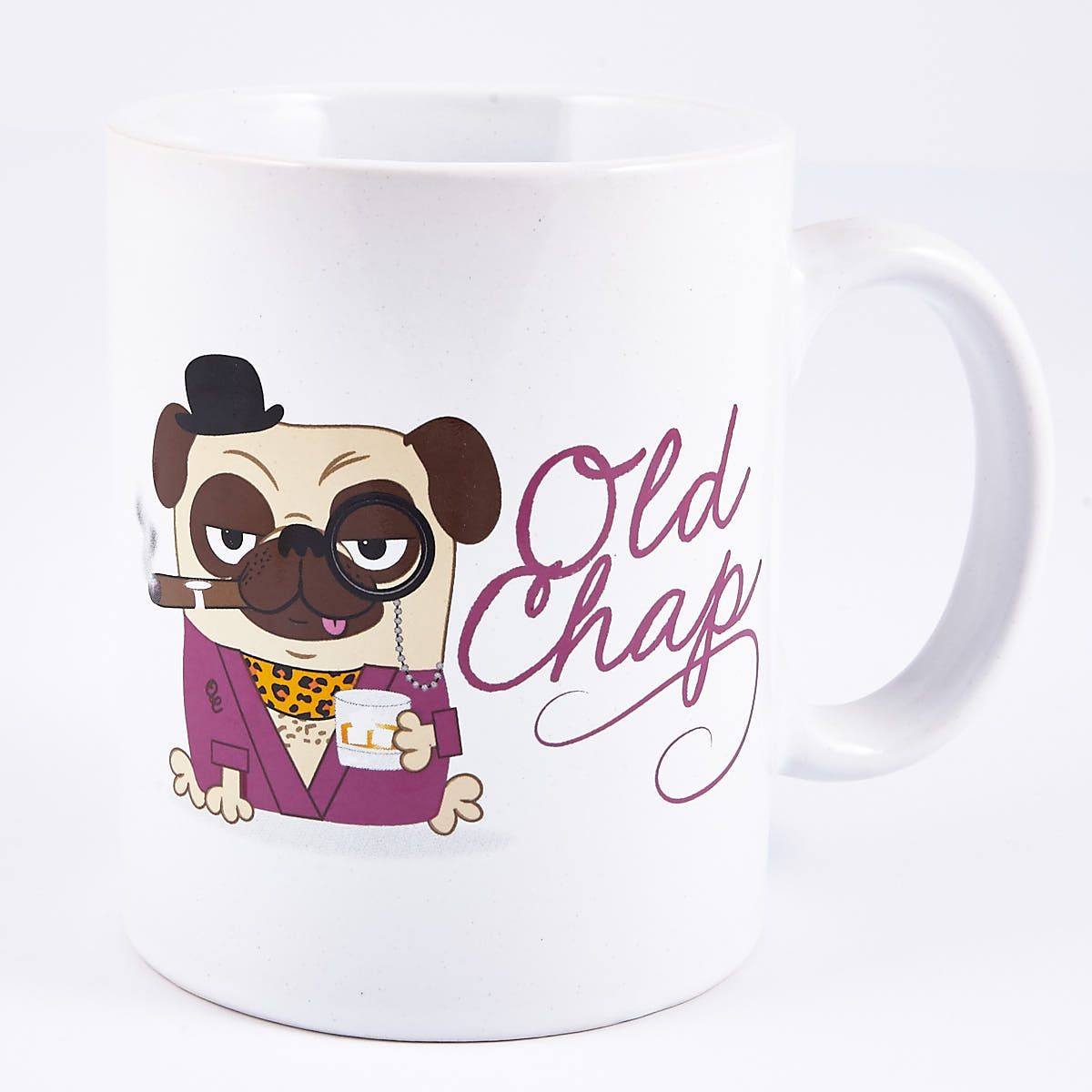Old Chap' Fancy Pug Large Mug