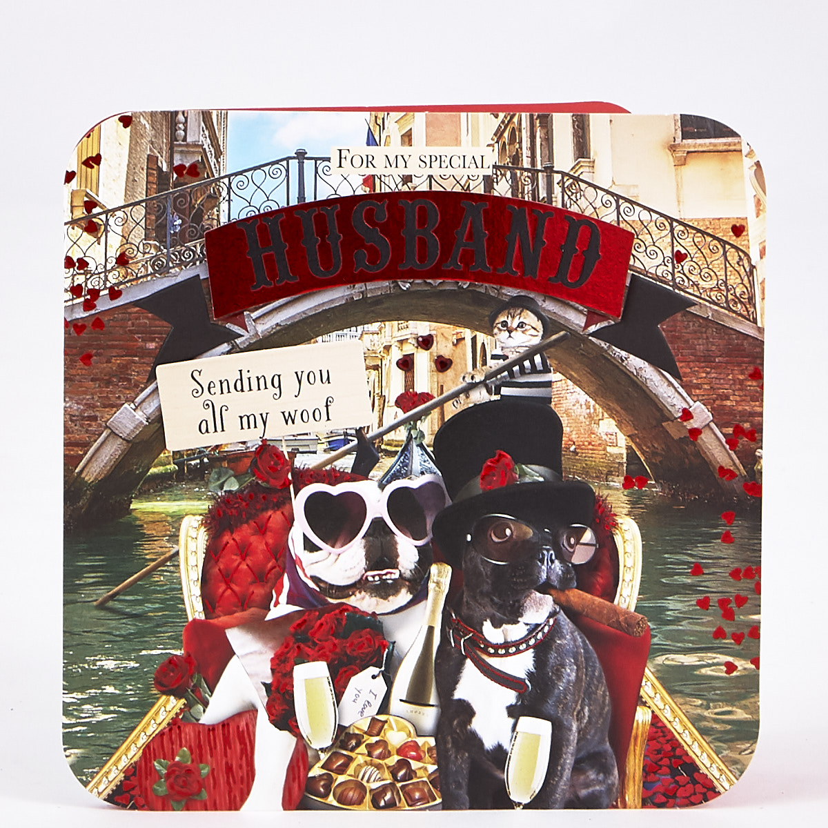 Valentine's Day Card - Boutique Husband Dogs Canal