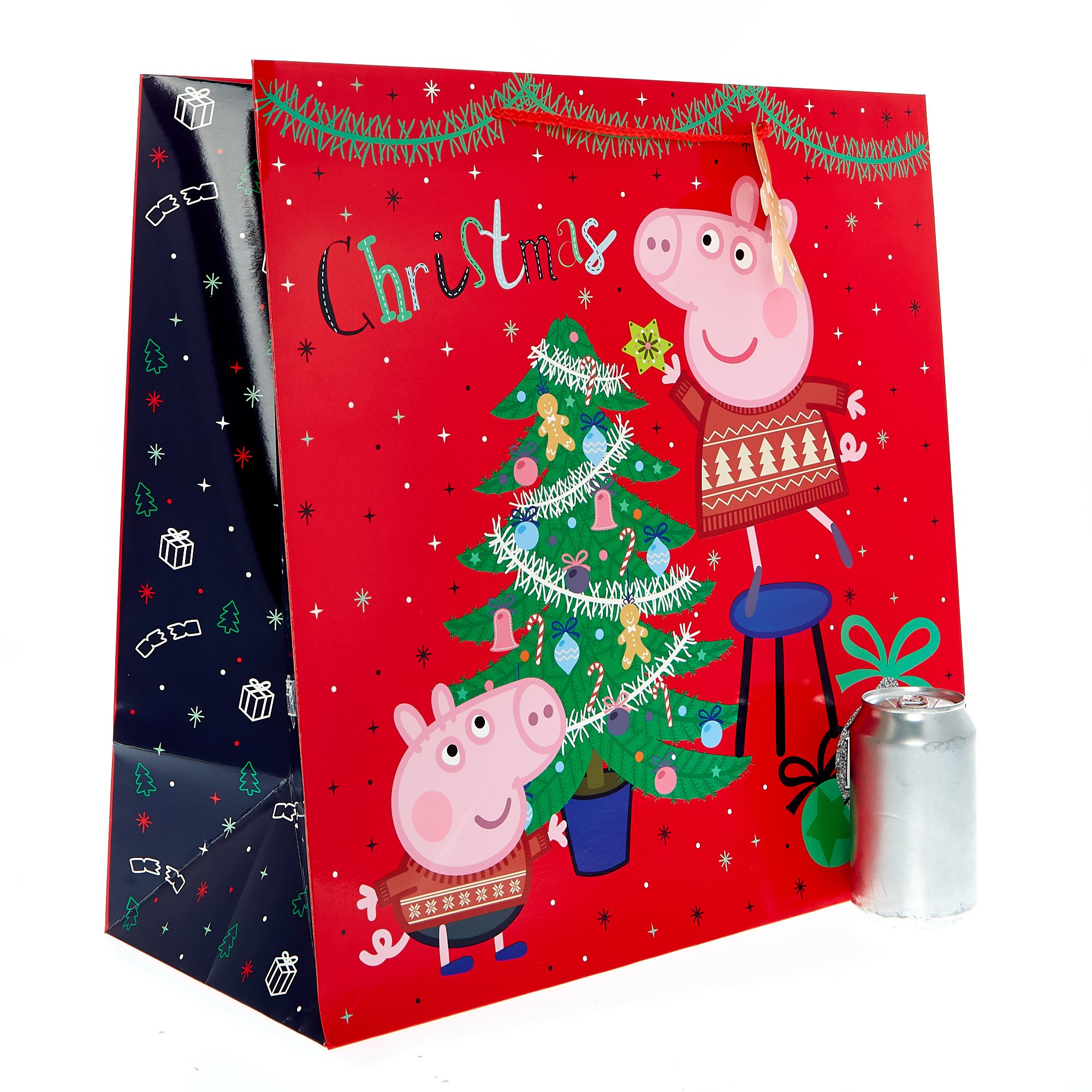 Extra Large Square Peppa Pig Christmas Gift Bag