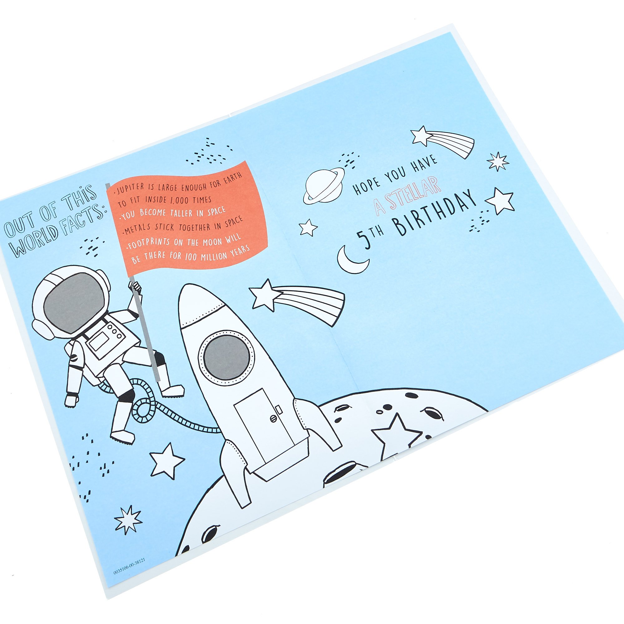 5th Birthday Card - Time For Take-Off