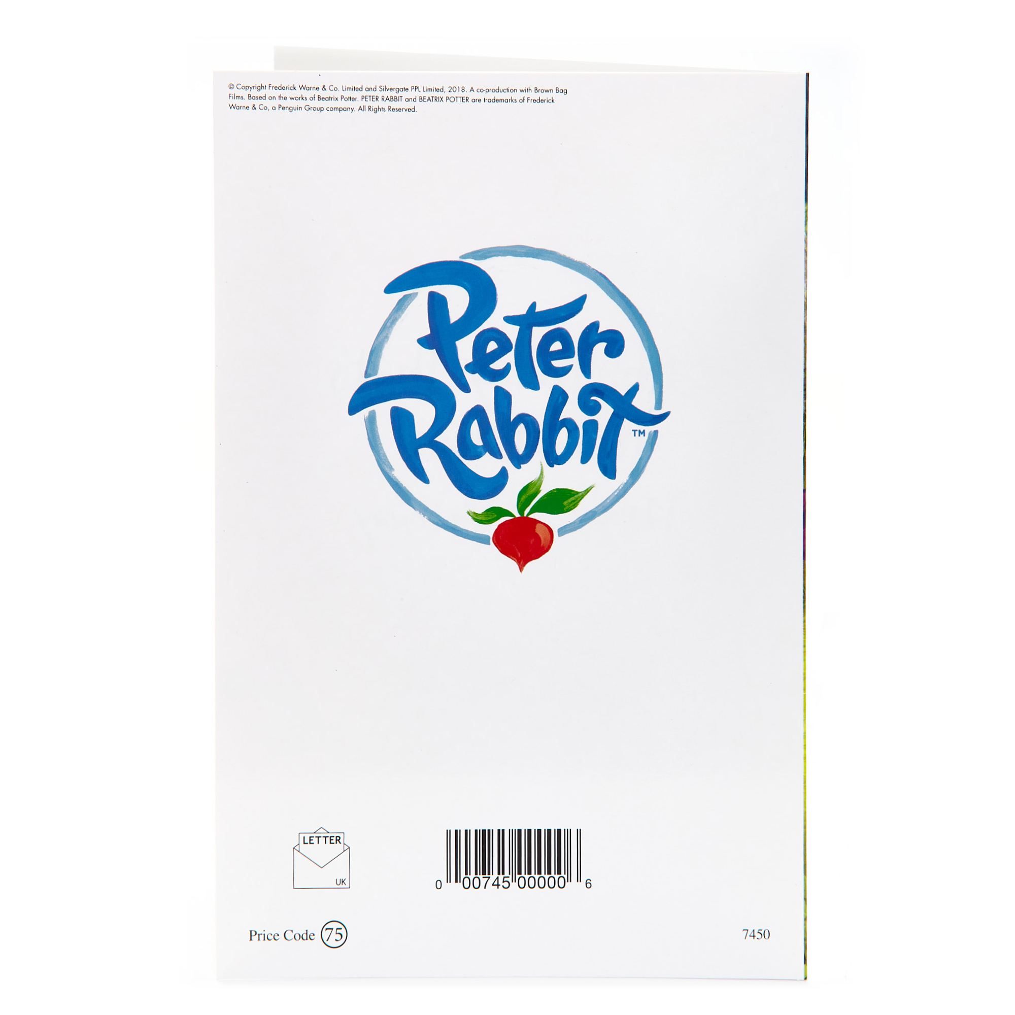Peter Rabbit 3rd Birthday Card