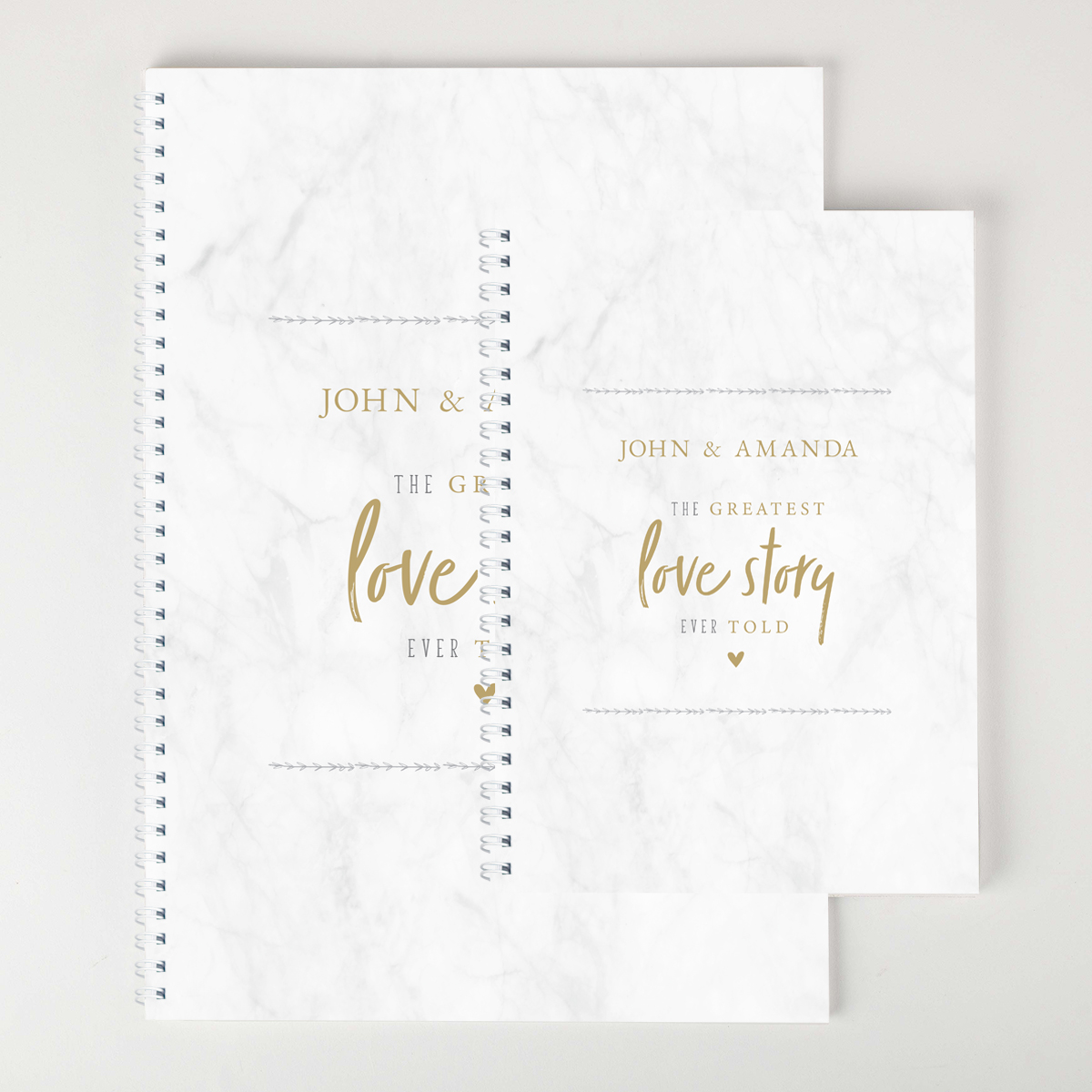 Personalised Notebook - The Greatest Love Story