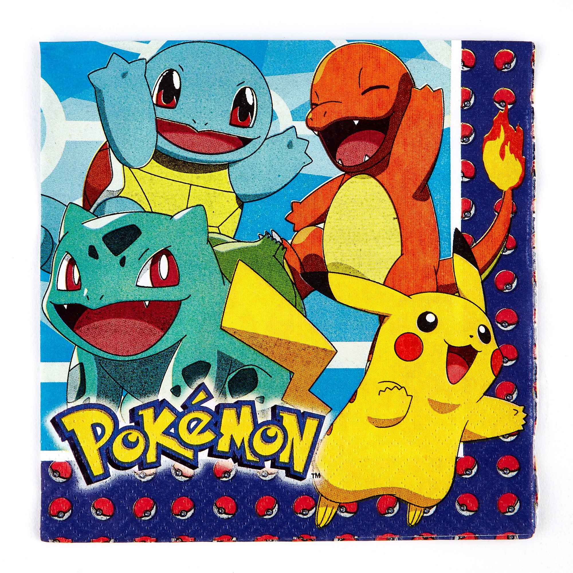 Pokémon Party Tableware & Decoration Bundle - 16 Guests
