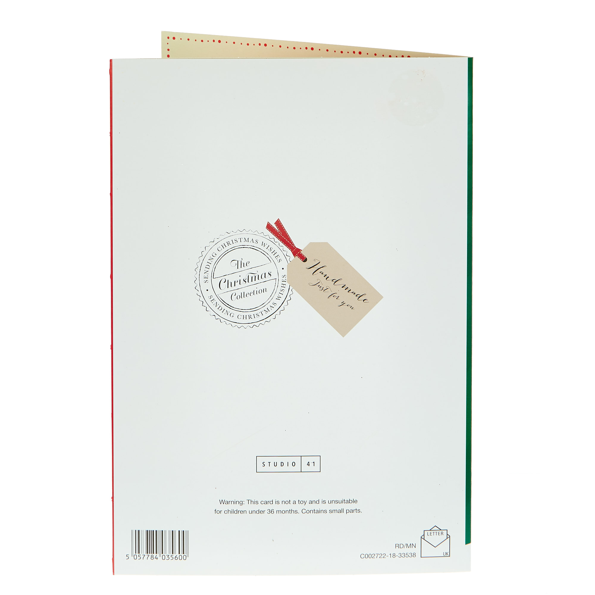 3D Pop-Out Christmas Card - To Both of You