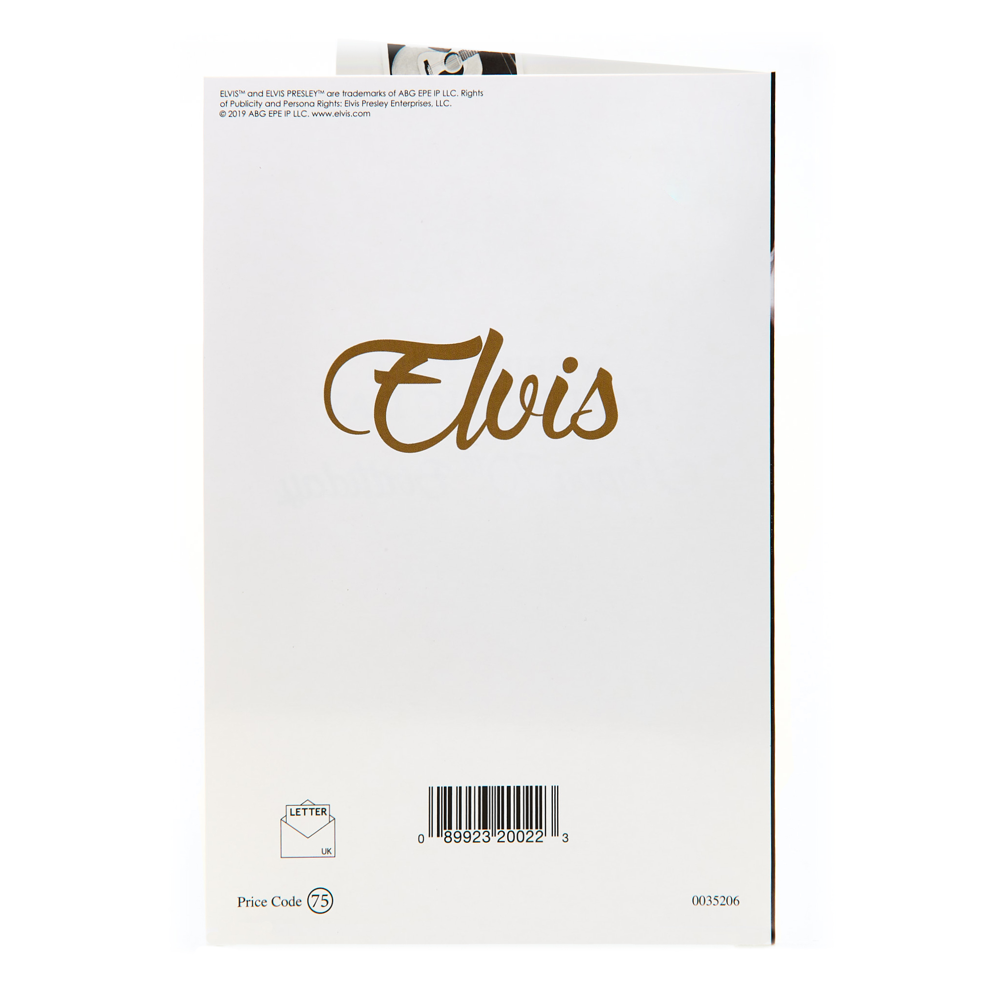 Elvis 70th Birthday Card