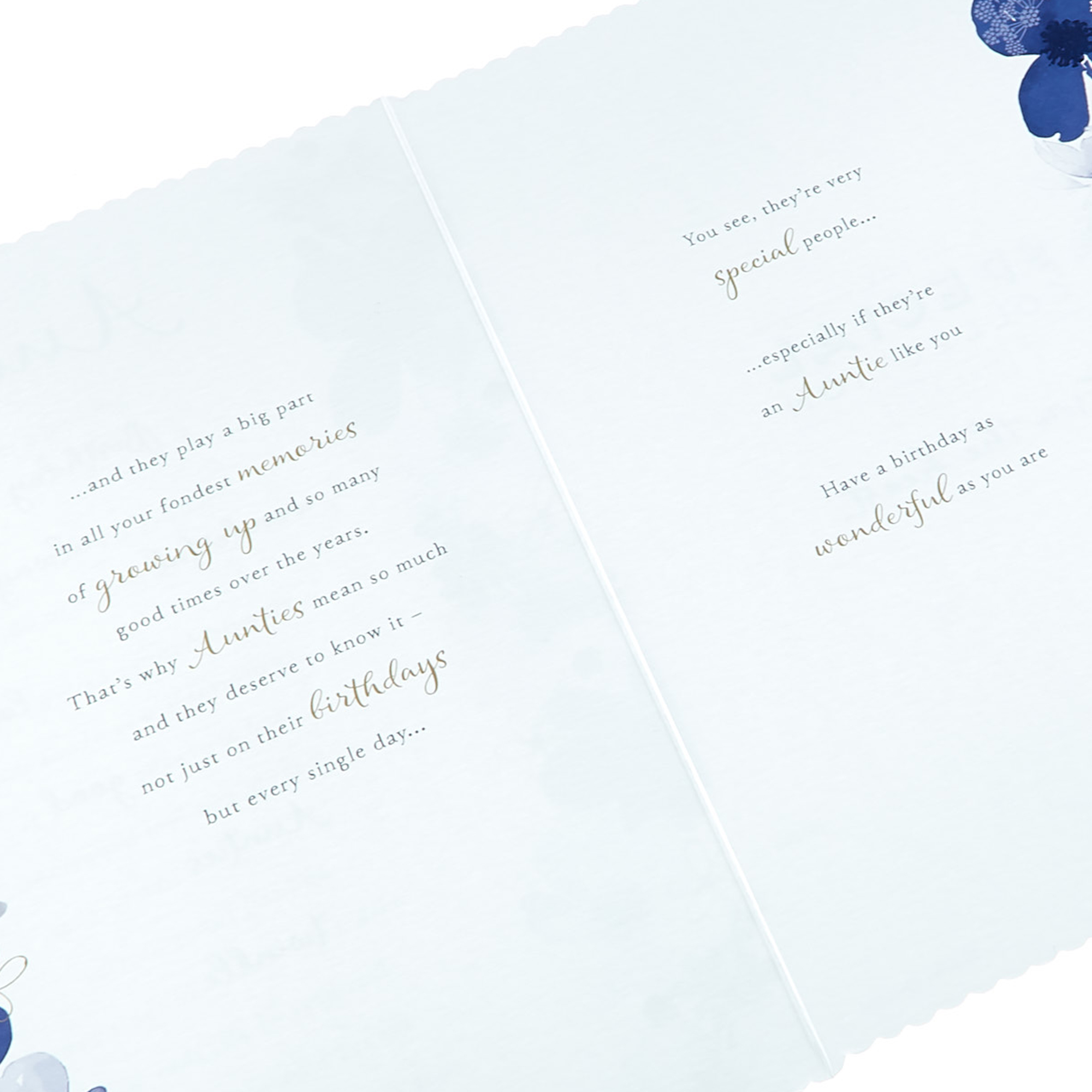 Birthday Card - For A Lovely Auntie