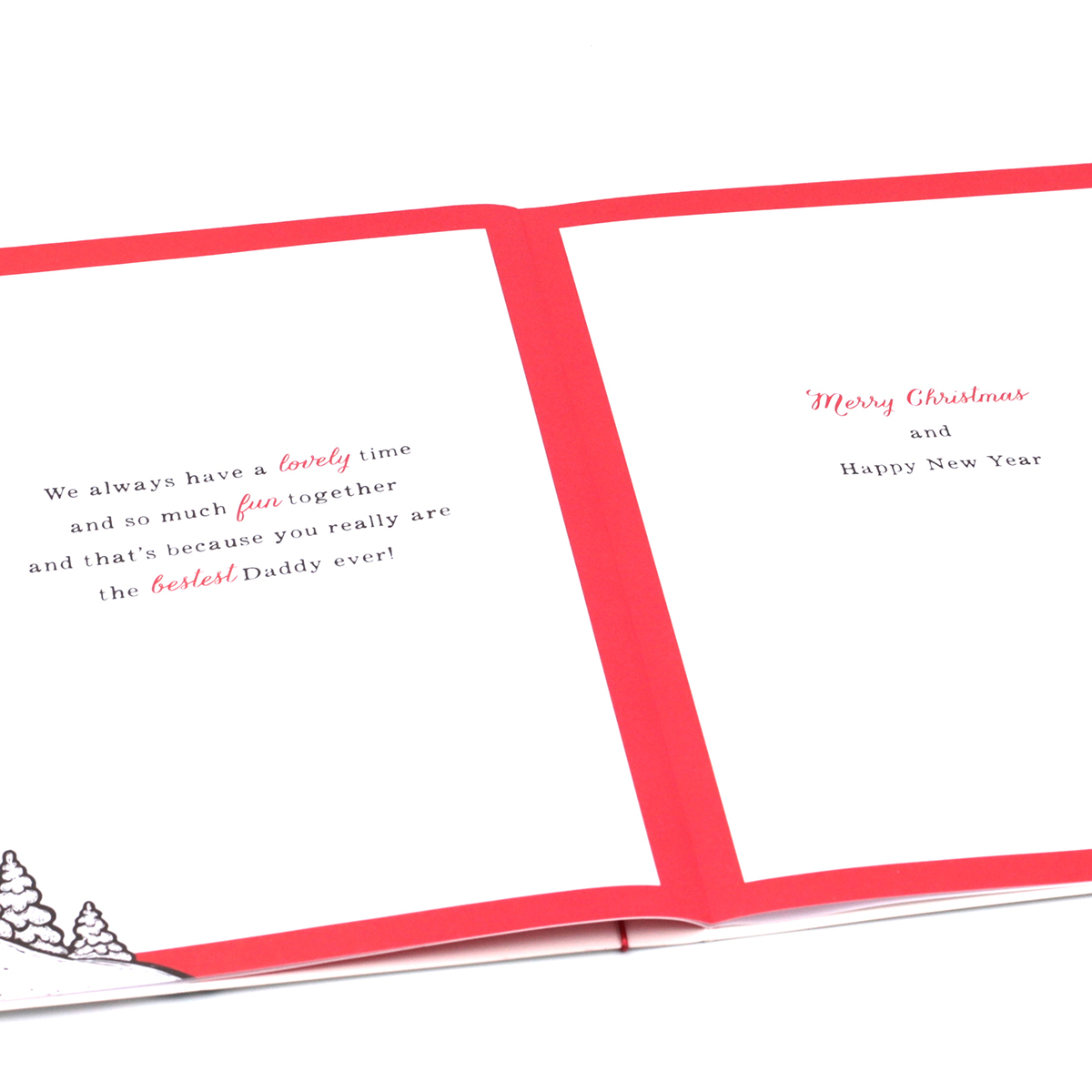 Christmas Card - Brilliant Daddy, Bears On A Sledge