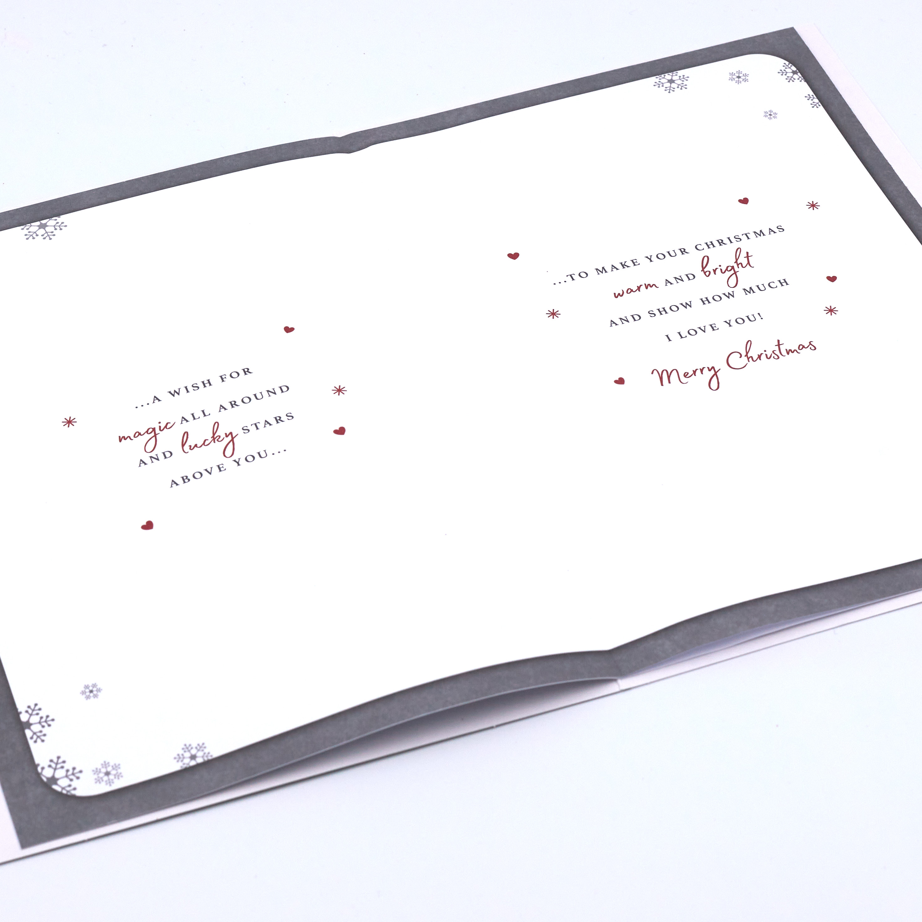 Christmas Card - Wonderful Girlfriend Never-Ending Joy