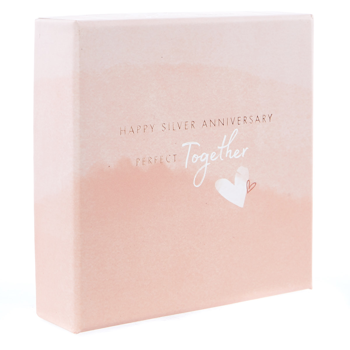 Perfect Together Glass Keepsake - 25th Anniversary