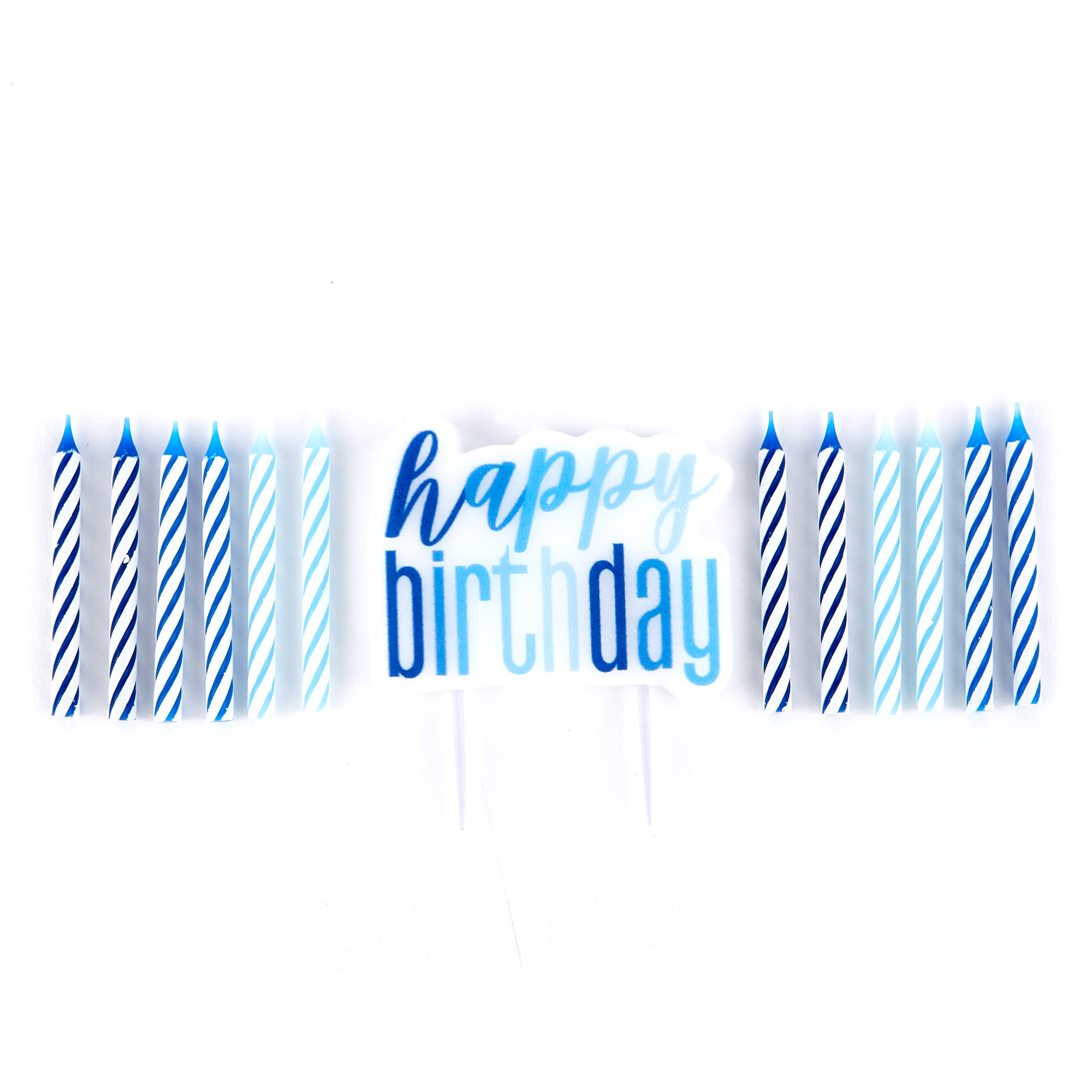 Blue Happy Birthday Party Accessory Kit - 23 Pieces 