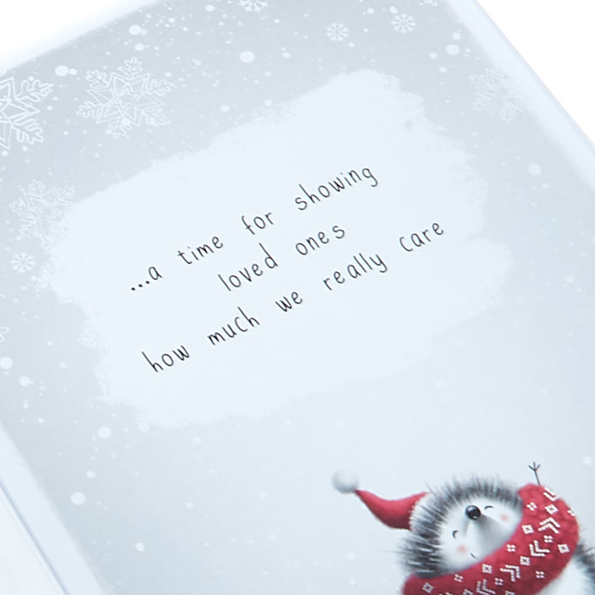 Christmas Card - Special Dad Hedgehog 