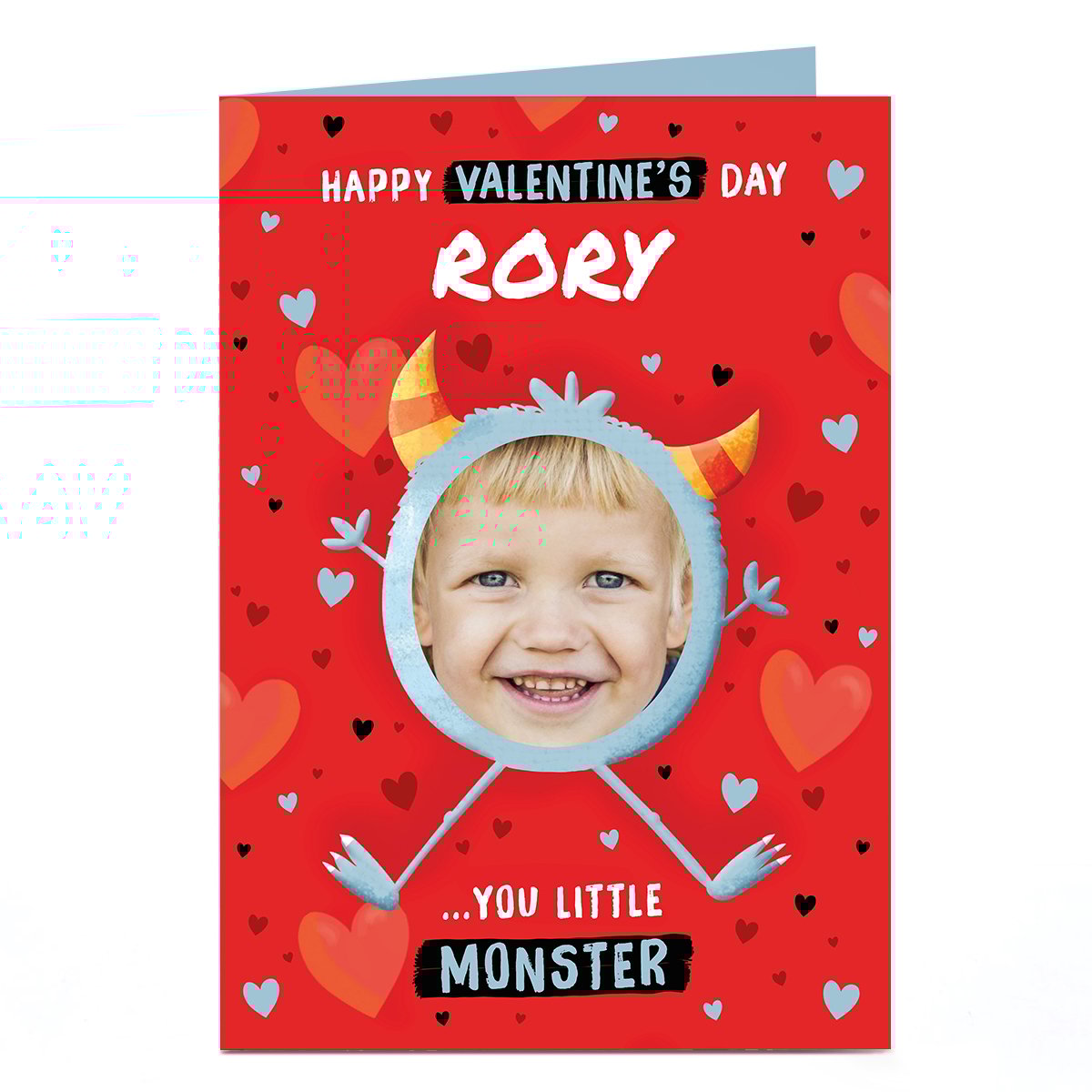 Photo Valentine's Day Card - You little Monster