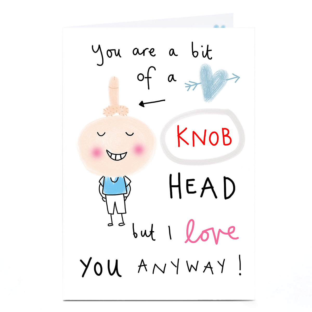 Personalised Lindsay Loves To Draw Card - You Are A Bit Of A...